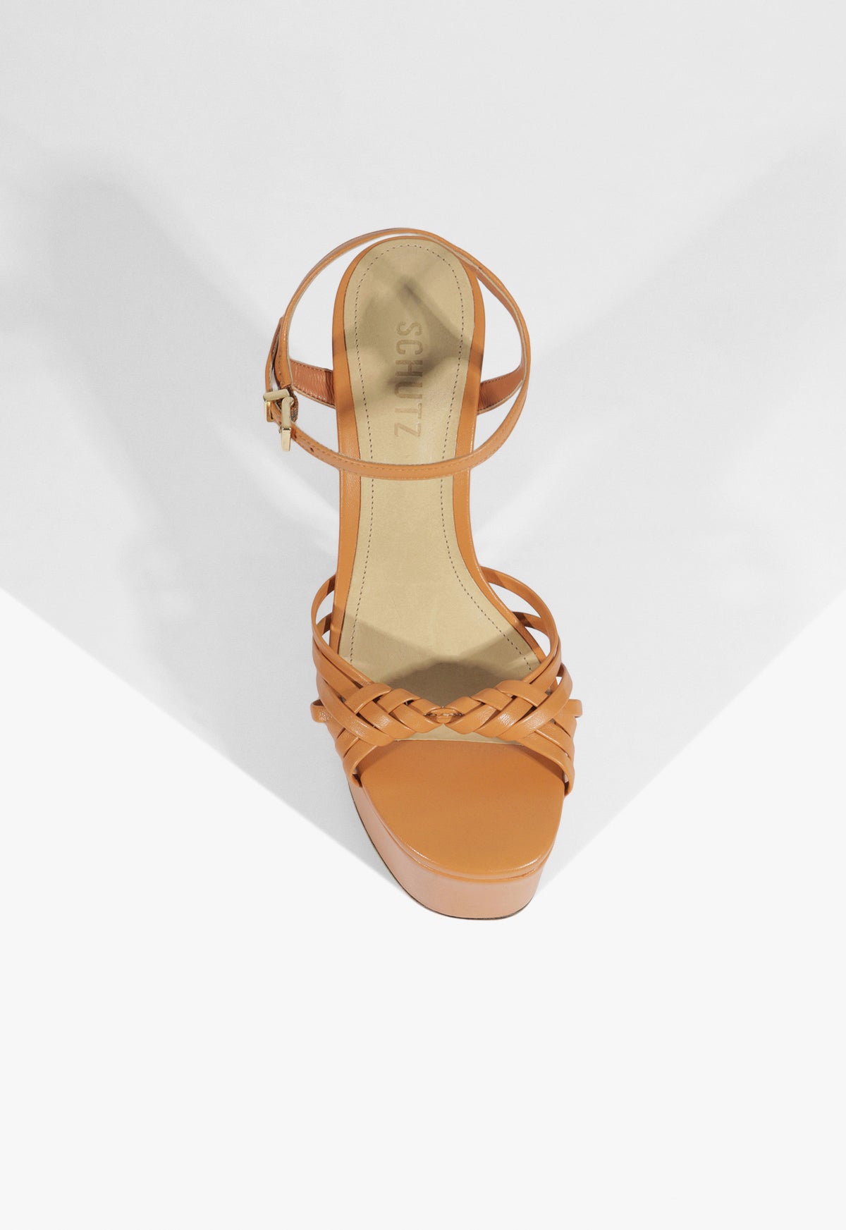 Tara Platform Leather Sandal Resort 26 - Schutz Shoes