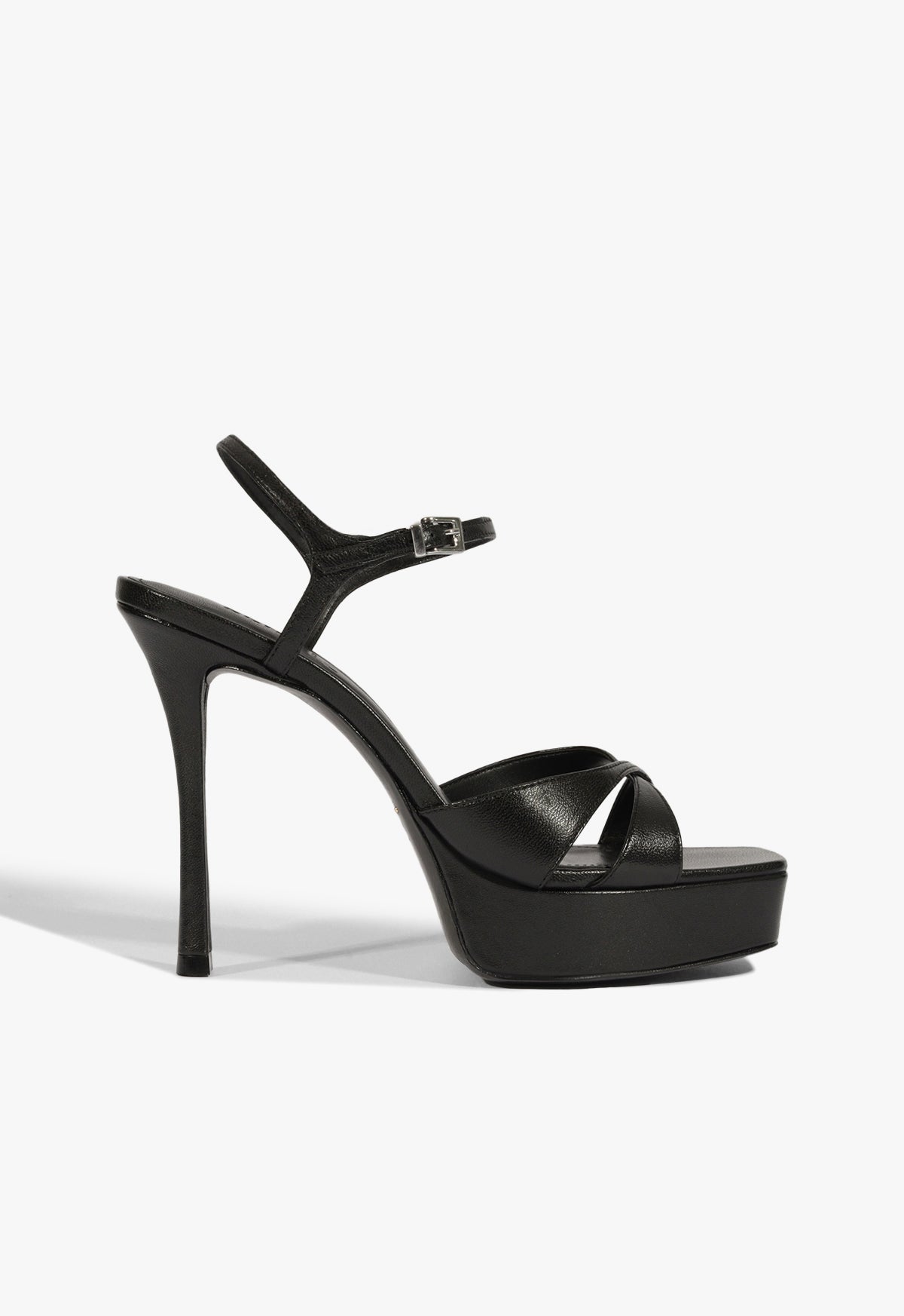 Maxine Leather Sandal Resort 26 5 Black Leather - Schutz Shoes