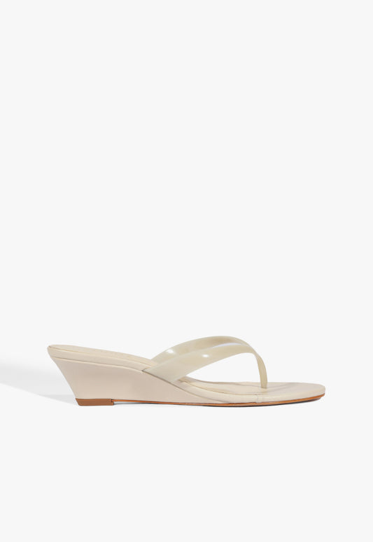 Roslyn Sandal 5 Sugar White Synthetic - Schutz Shoes
