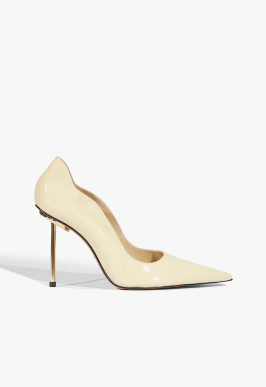Stella Patent Pump Pre Fall 25 5 Egg Shell Patent - Schutz Shoes