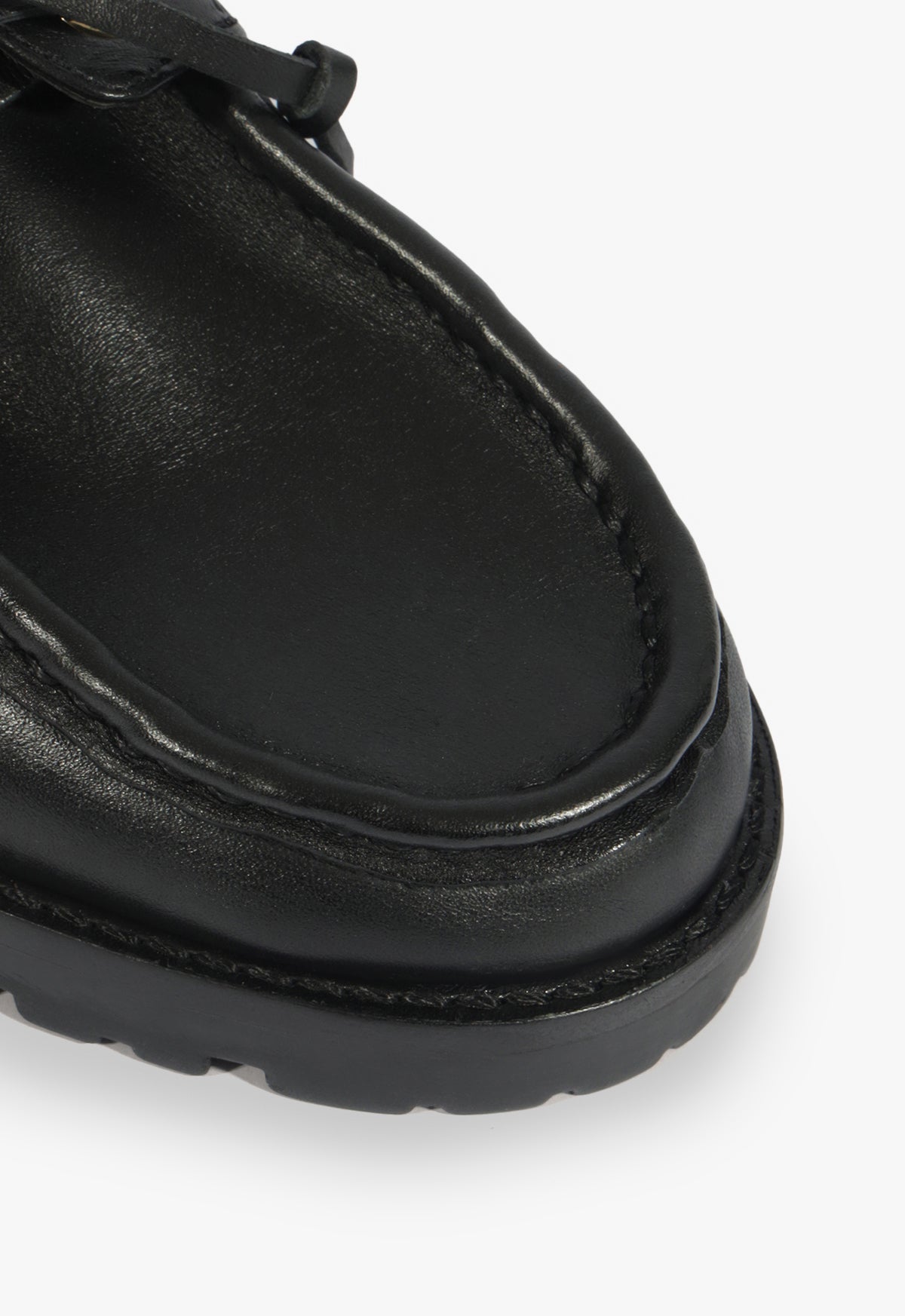 Mocaschutz Leather Flat - Schutz Shoes