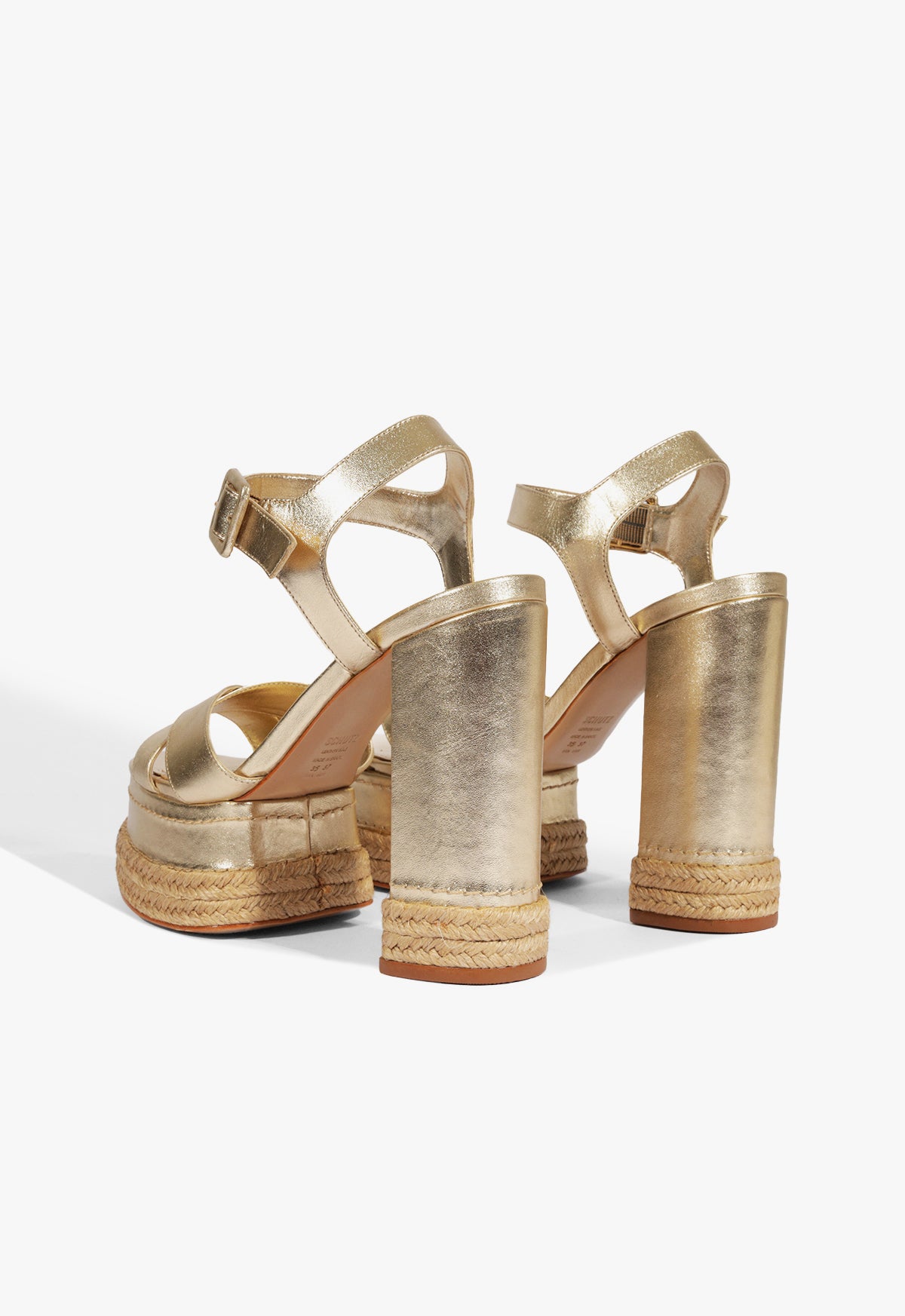 Hilda Rope High Metallic Sandal - Schutz Shoes