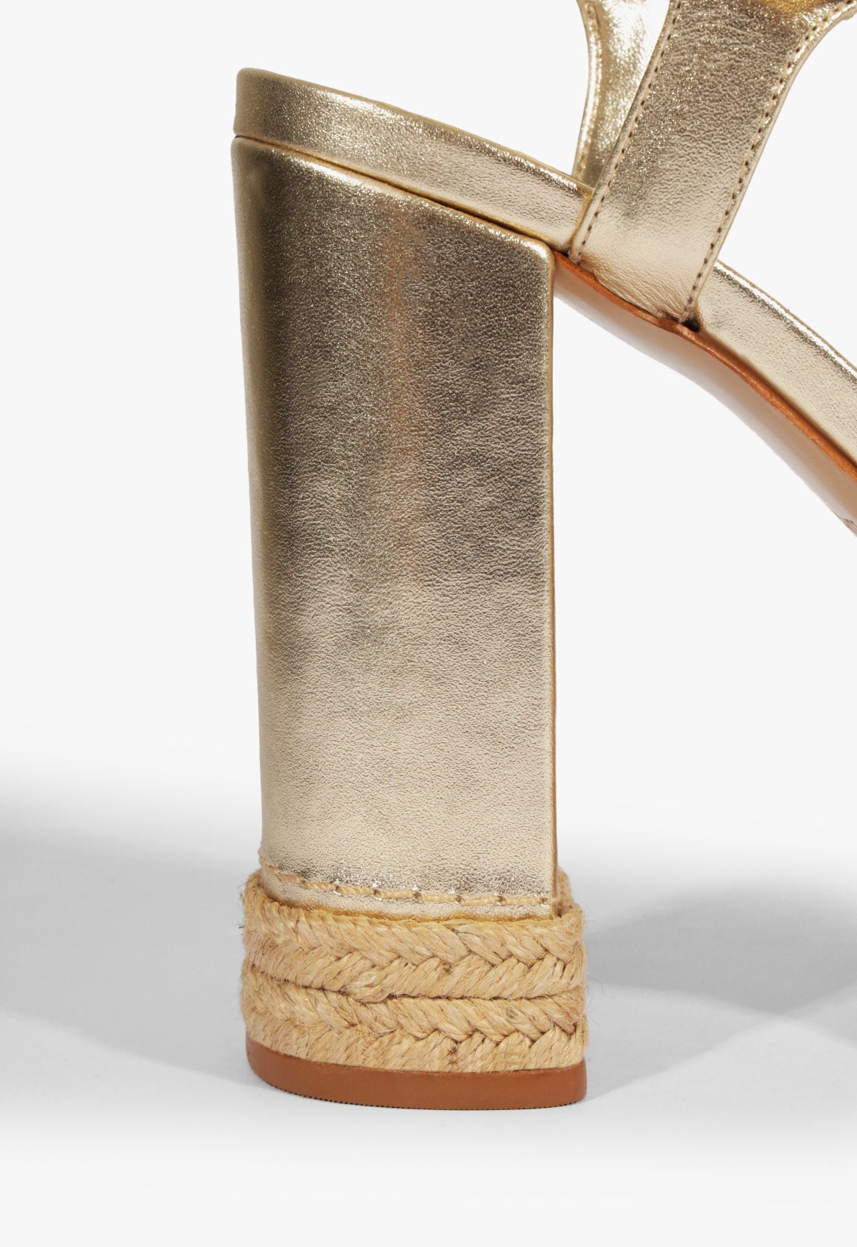 Hilda Rope High Metallic Sandal - Schutz Shoes