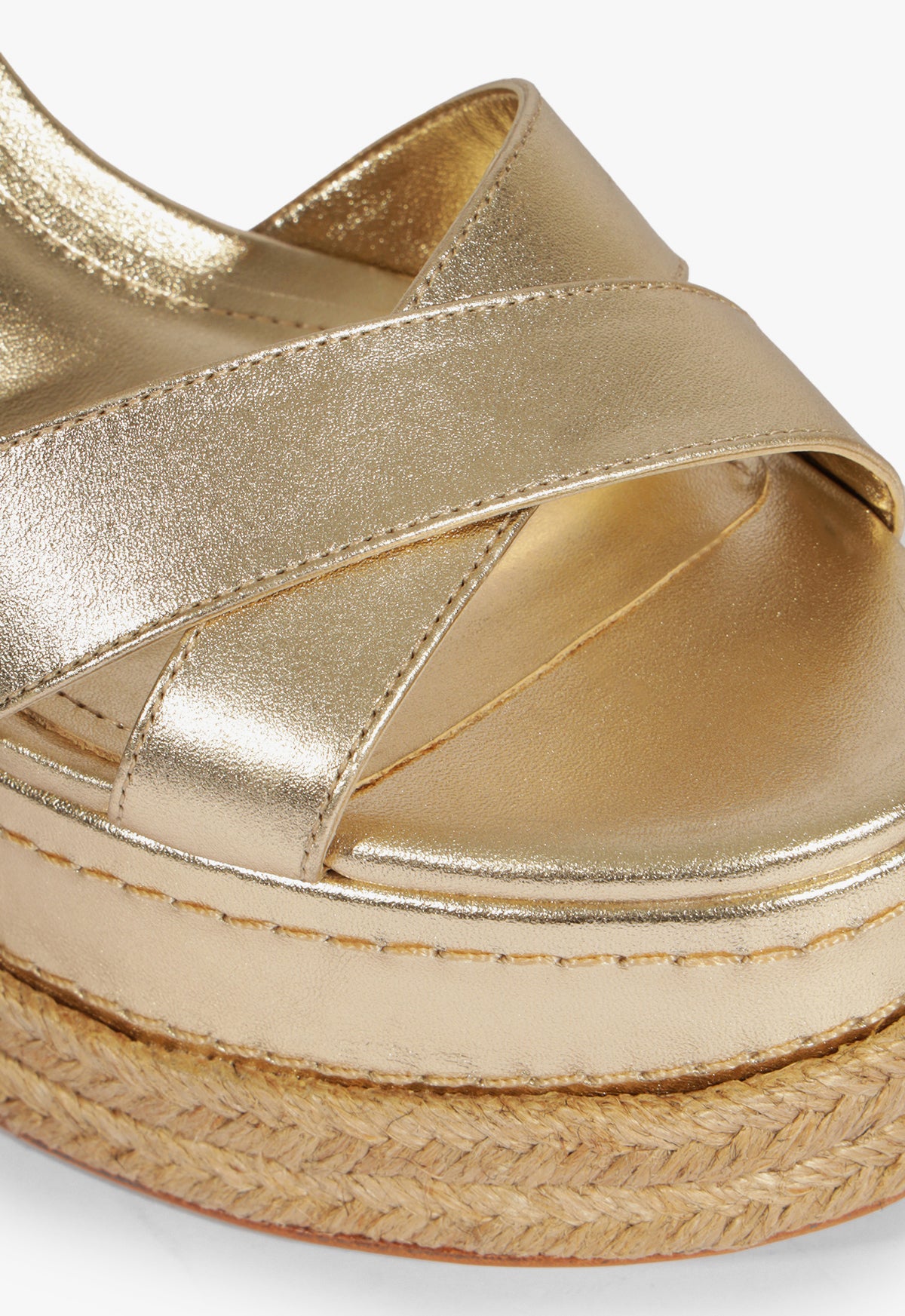 Hilda Rope High Metallic Sandal - Schutz Shoes