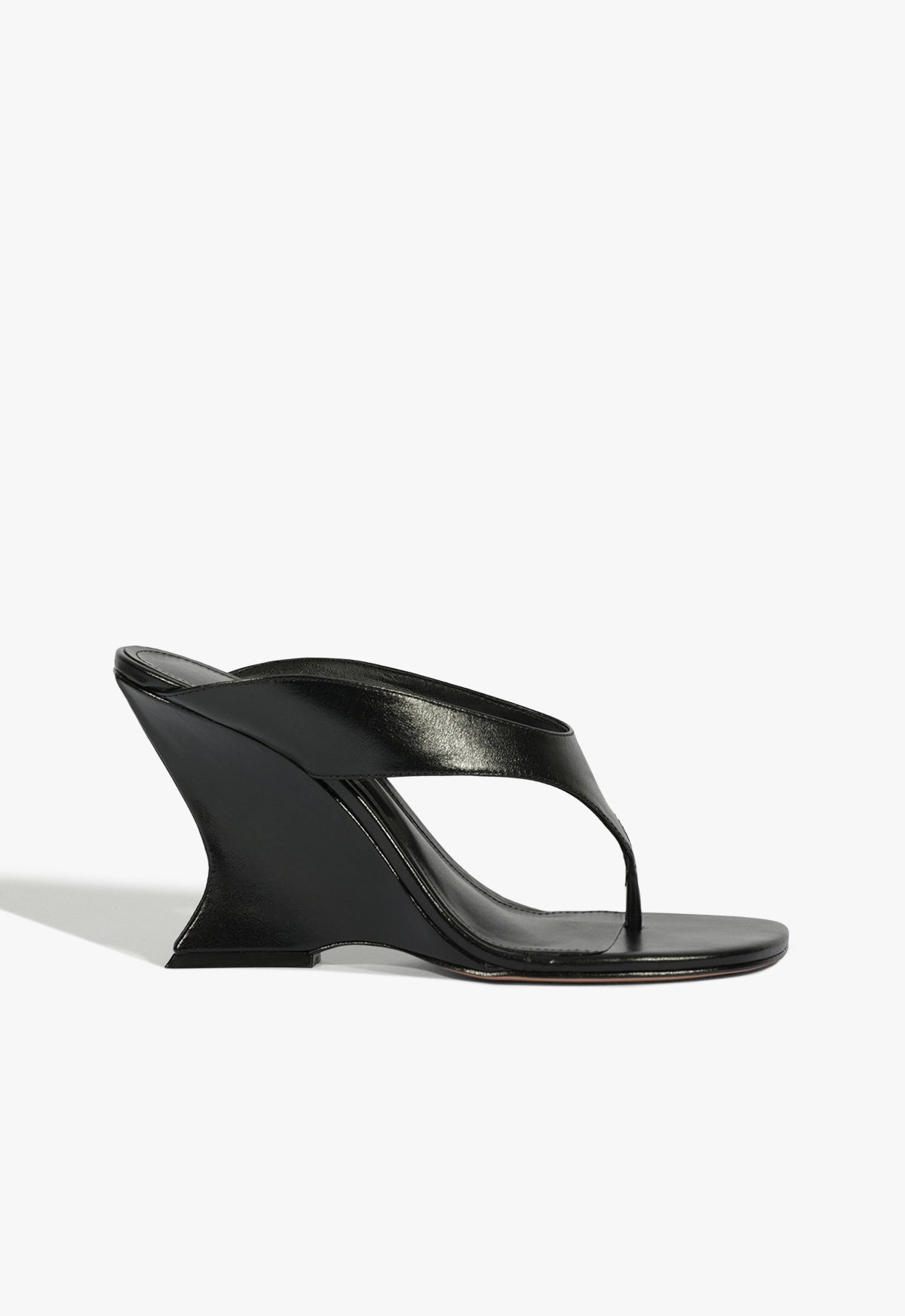 Maya Leather Sandal 5 Black Leather - Schutz Shoes