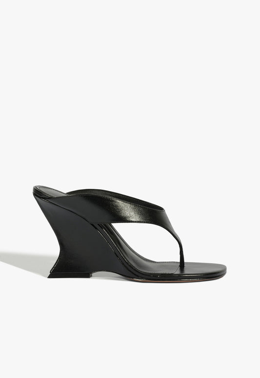Maya Leather Sandal 5 Black Leather - Schutz Shoes