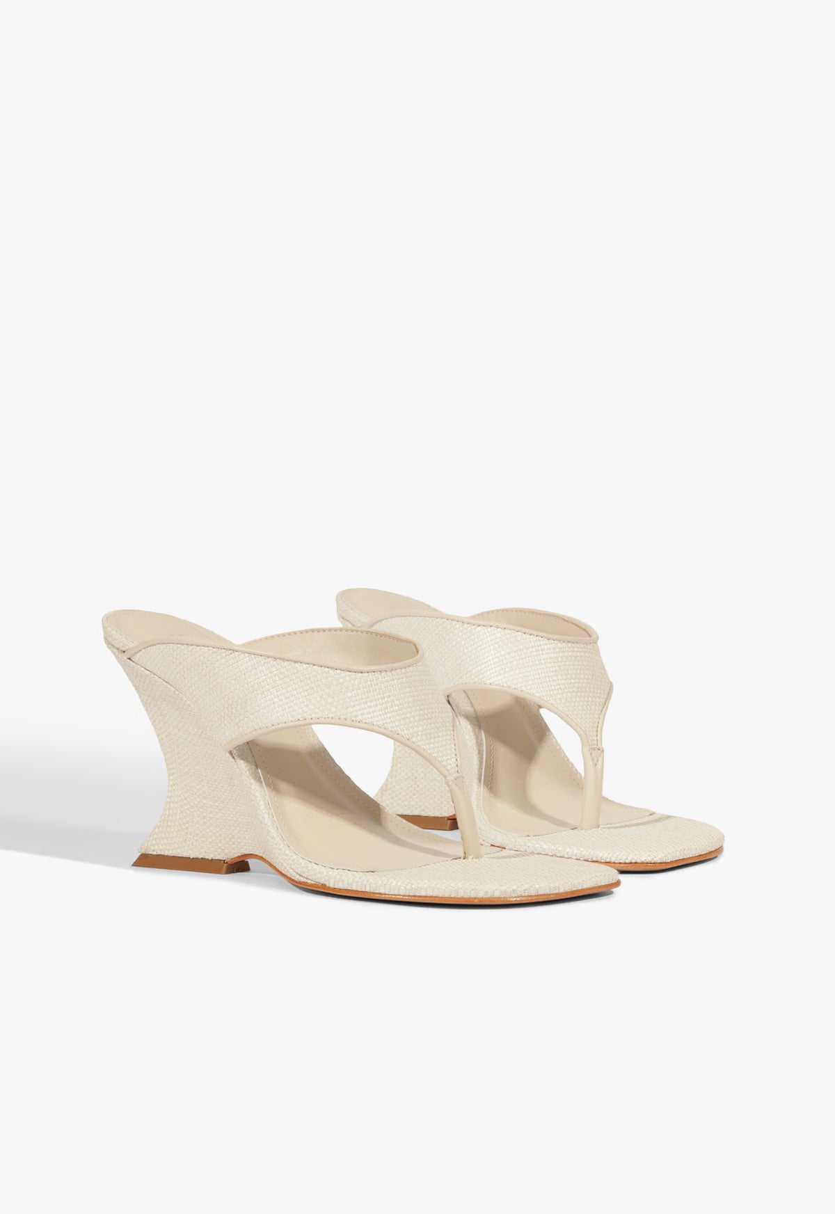 Maya Raffia Wedge Sandal - Schutz Shoes