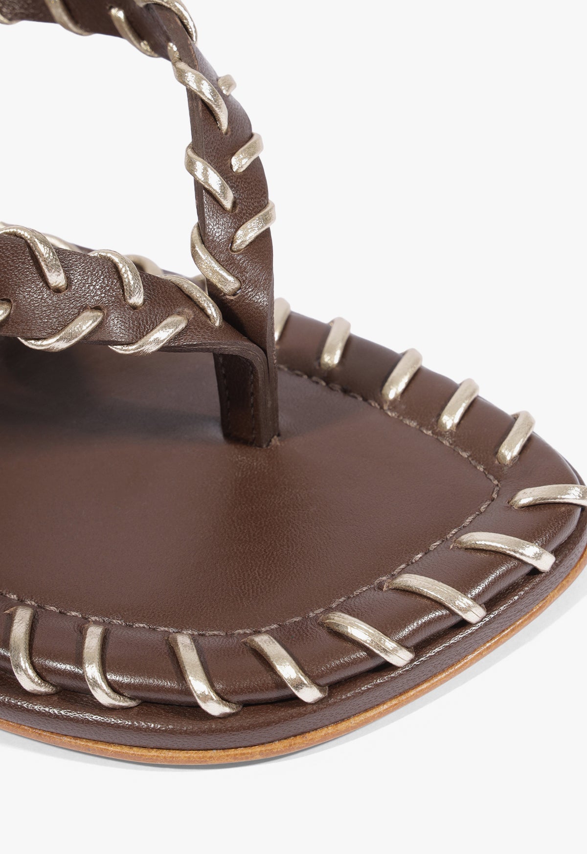 Maya Sewing Leather Sandal - Schutz Shoes