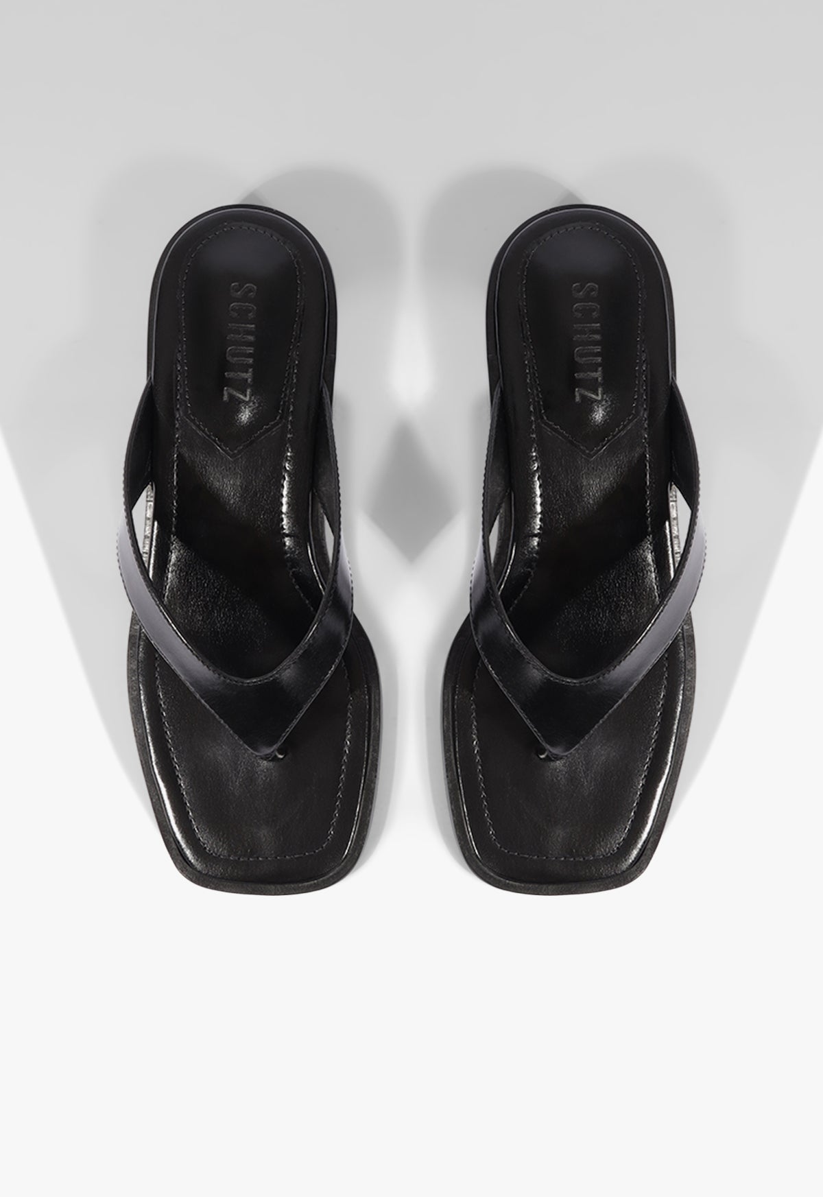 Arya Mid Leather Sandal - Schutz Shoes