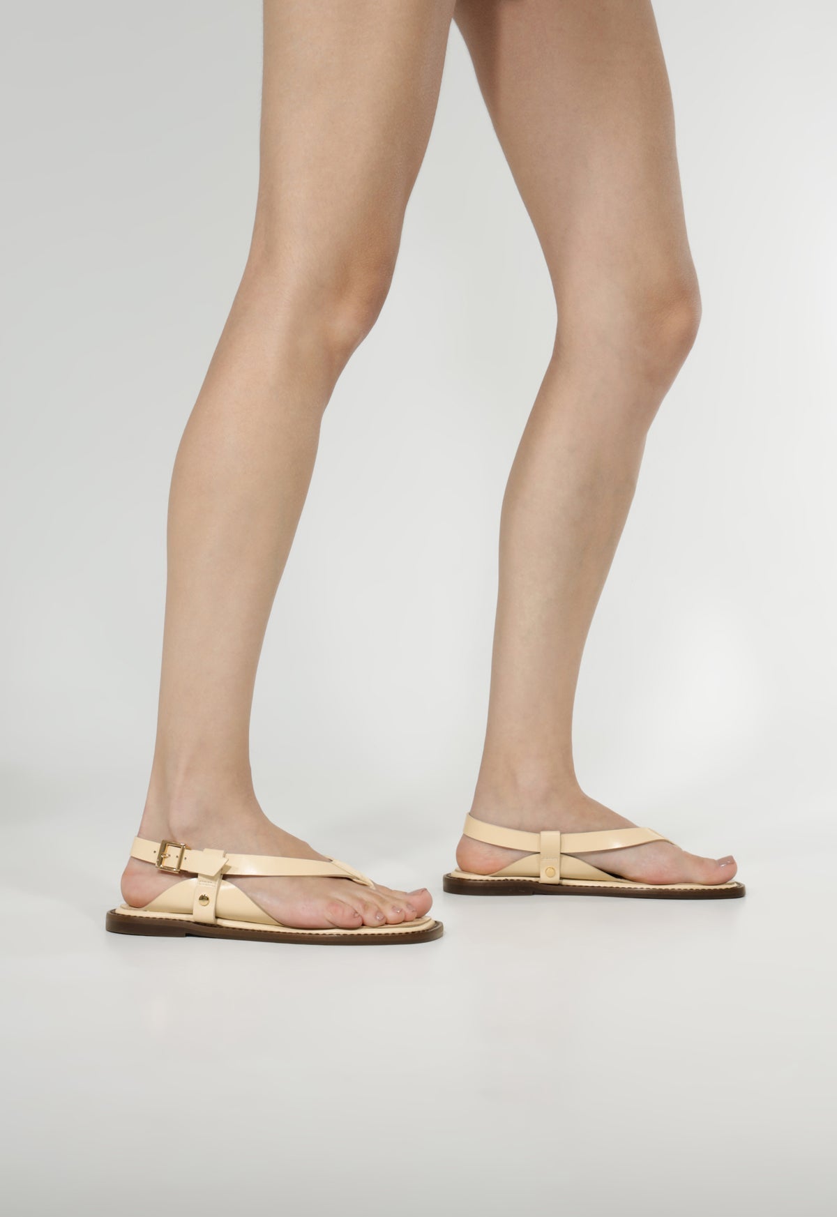 Lorraine Leather Flat Sandal - Schutz Shoes