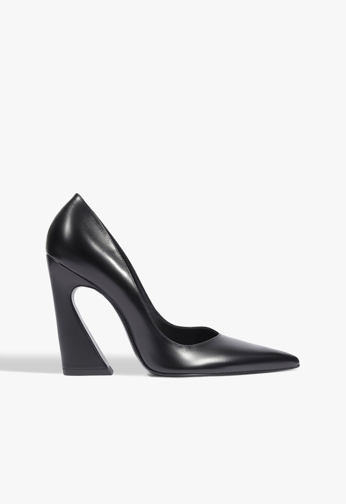 Lexi Block Leather Pump 5 Black Leather - Schutz Shoes