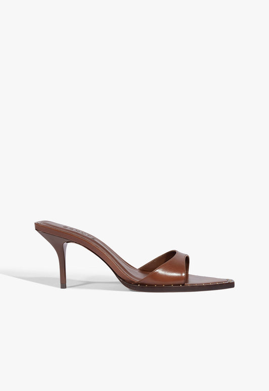 Elodie Welt Sandal 5 Warm Toffee Leather - Schutz Shoes
