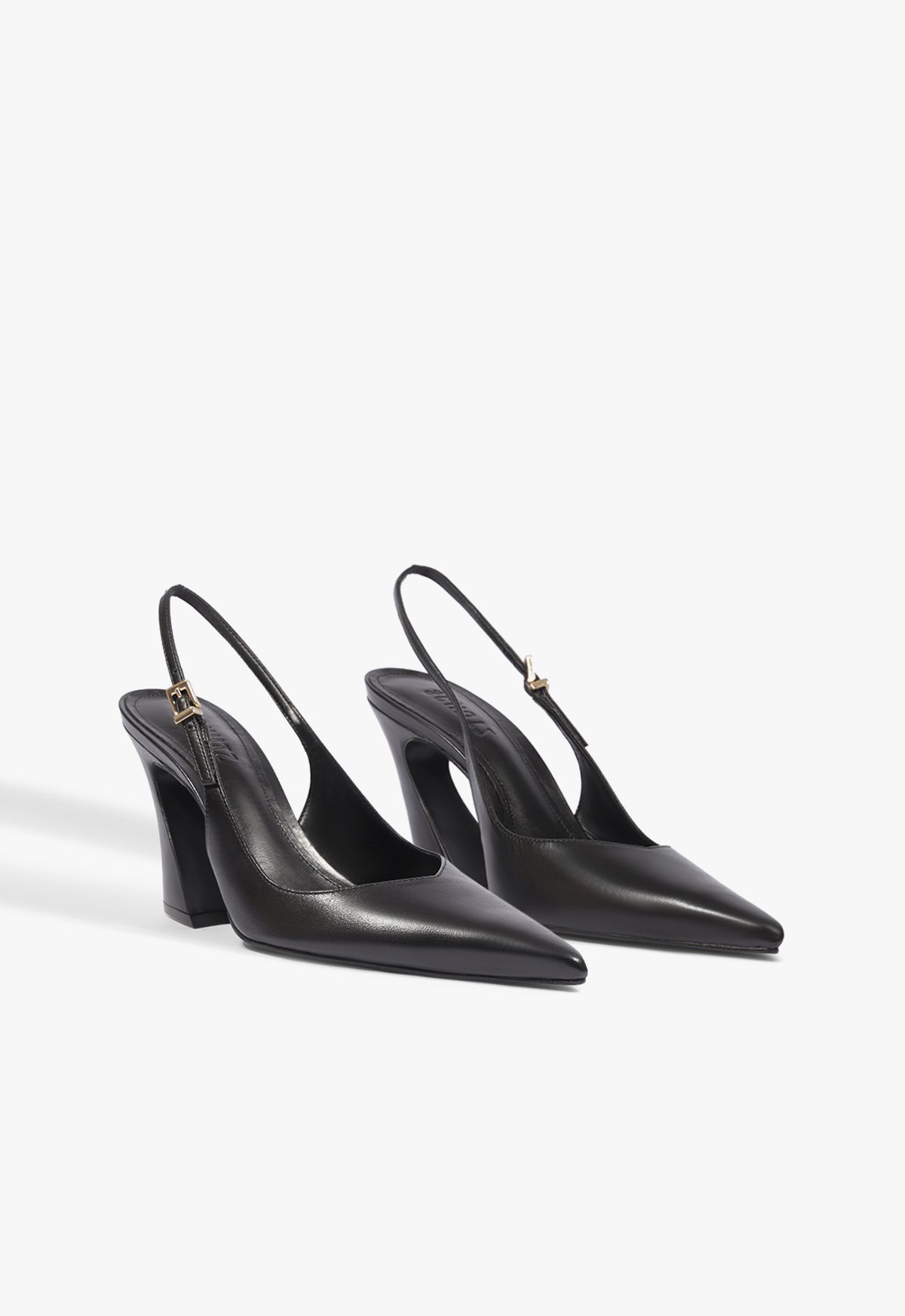Lexi Sling Block Leather Pump - Schutz Shoes