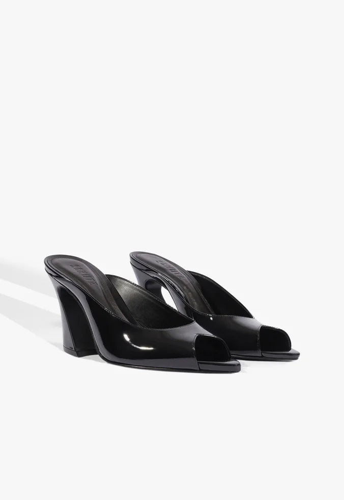 Lexi Block Mule Leather Sandal - Schutz Shoes