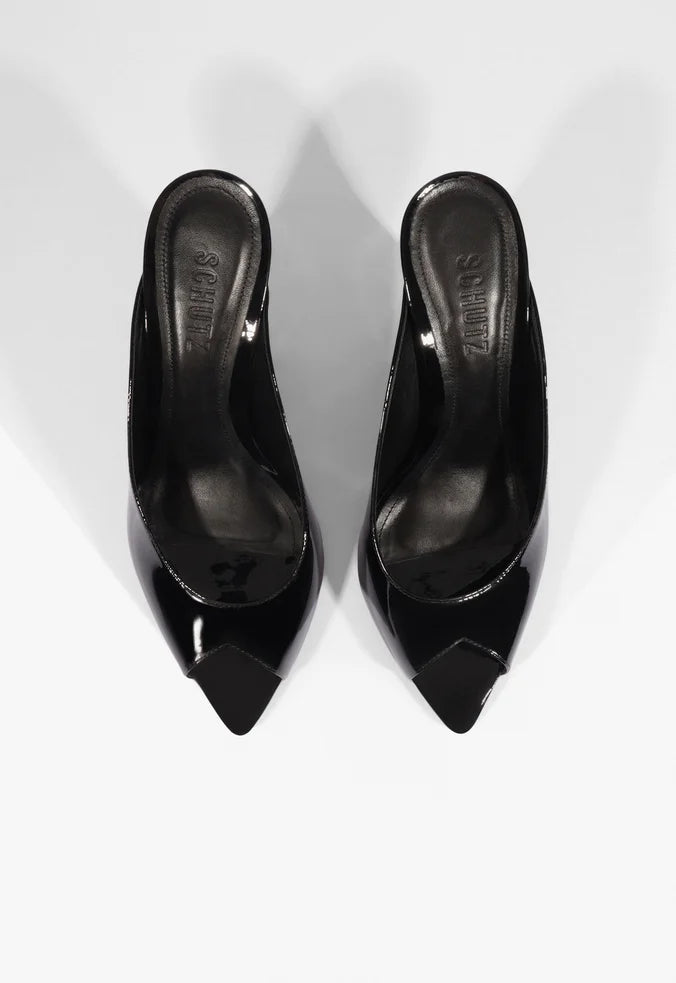 Lexi Block Mule Leather Sandal - Schutz Shoes