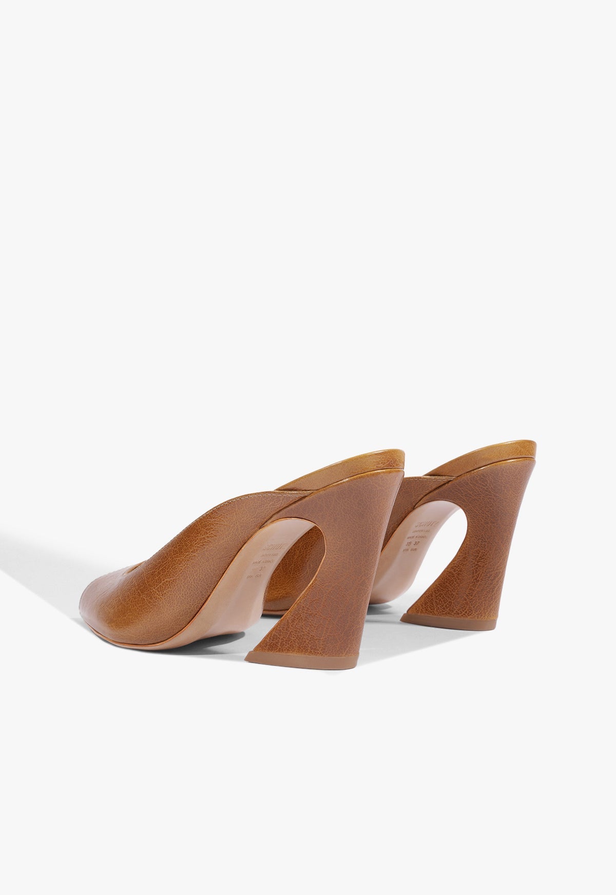 Lexi Block Mule Leather Sandal - Schutz Shoes