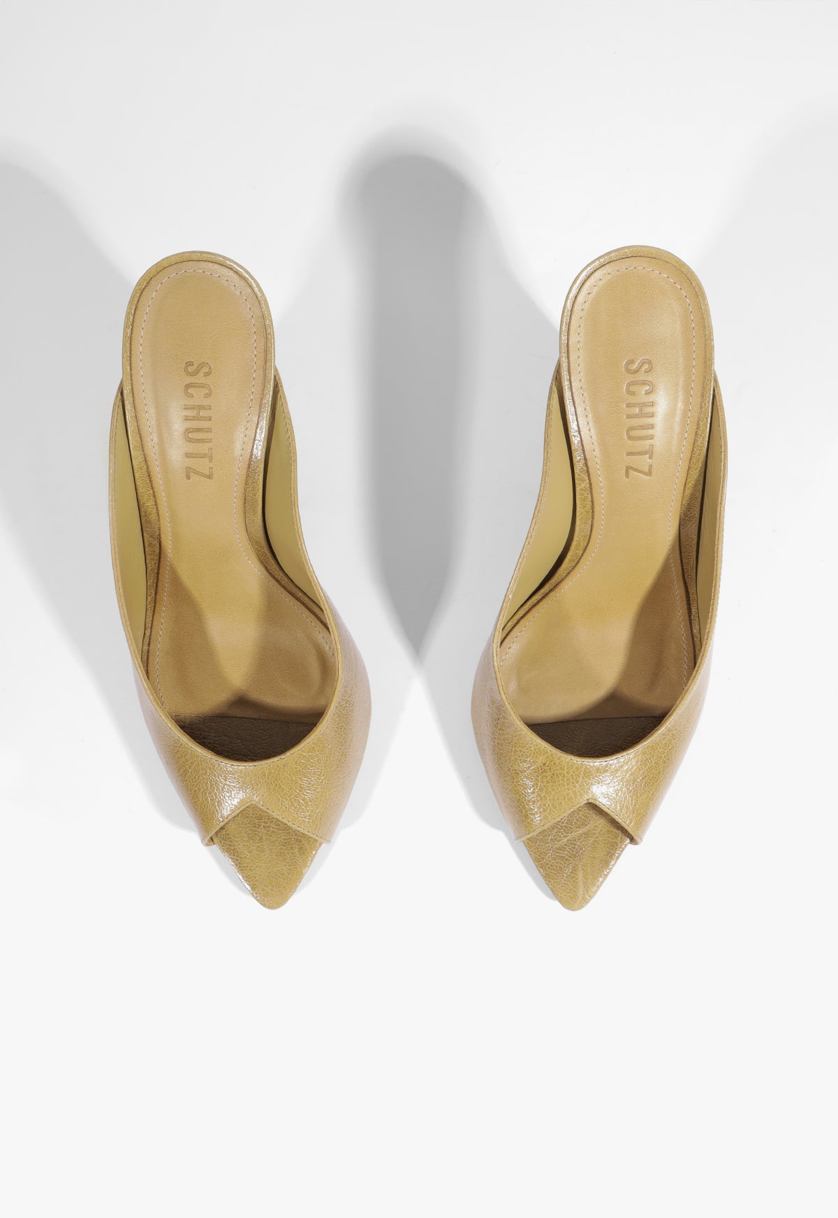 Lexi Block Mule Leather Sandal - Schutz Shoes