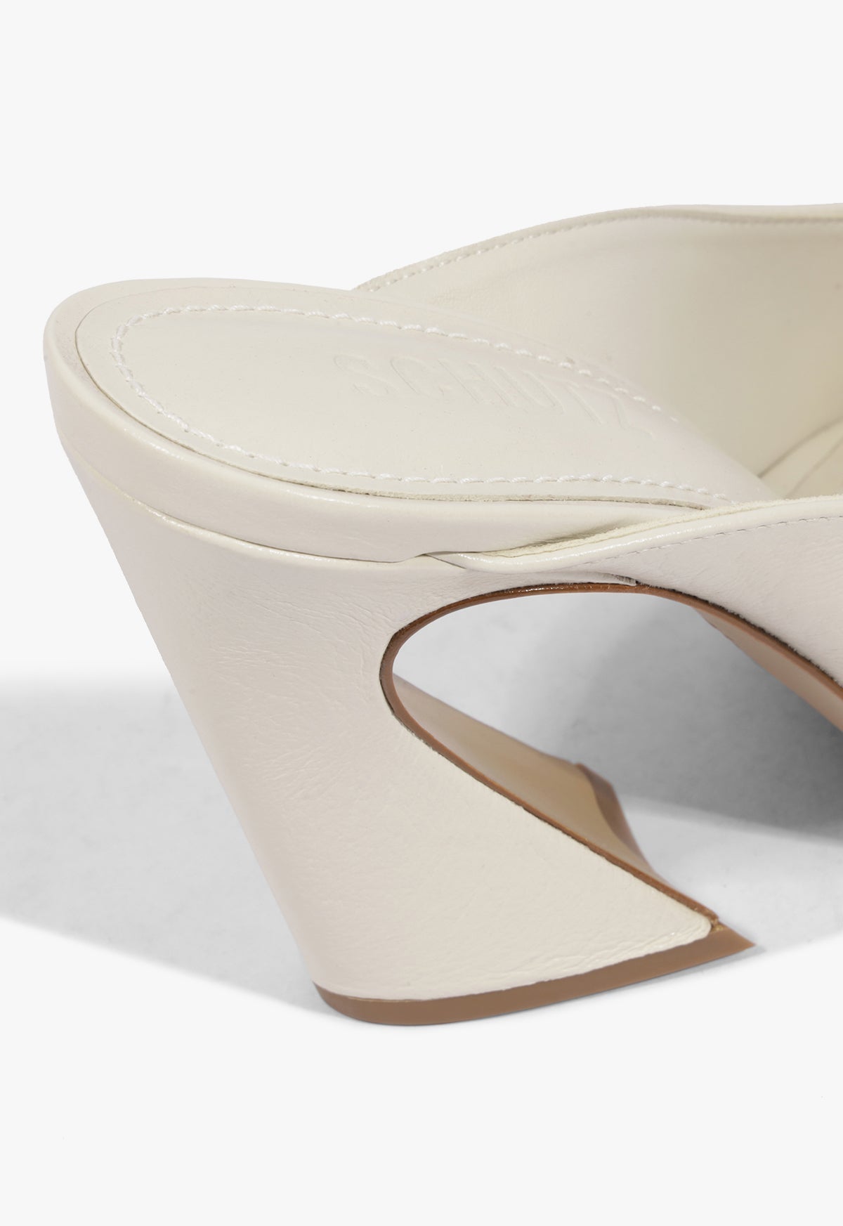 Lexi Block Mule Leather Sandal - Schutz Shoes