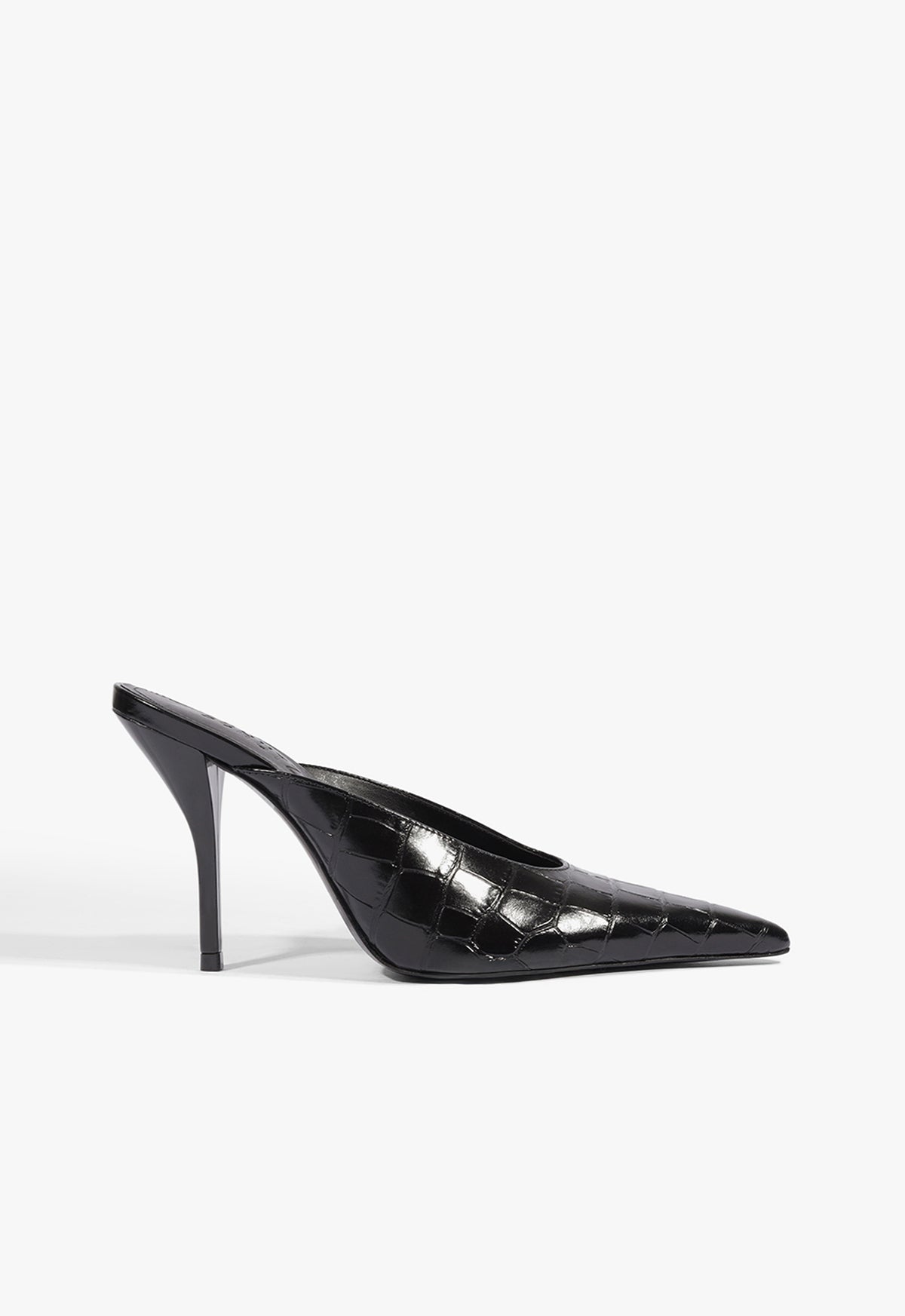 Gio Croc Pump 5 Black Croc - Schutz Shoes