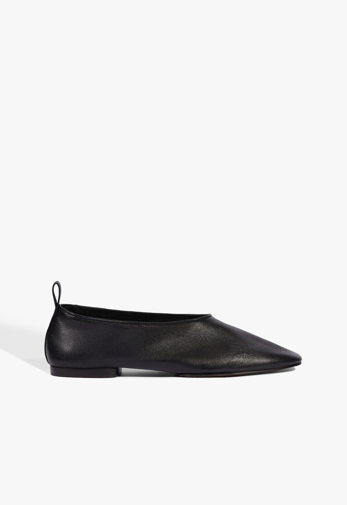 Hadley Leather Flat 5 Black Leather - Schutz Shoes
