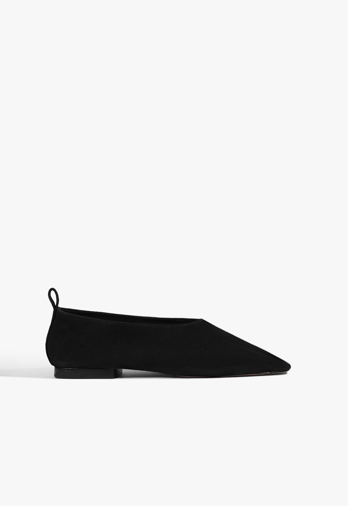 Hadley Suede Flat 5 Black Suede - Schutz Shoes