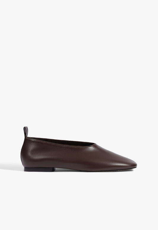 Hadley Leather Ballet Flat 5 Maplewood Leather - Schutz Shoes