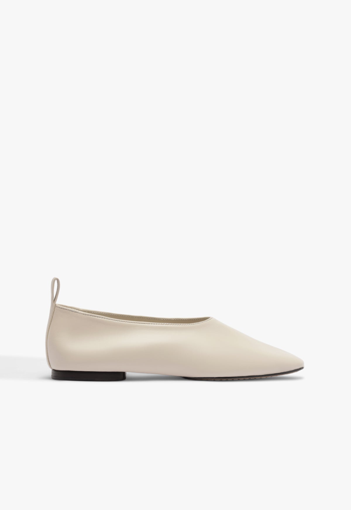 Hadley Leather Ballet Flat 5 Sugar White Leather - Schutz Shoes