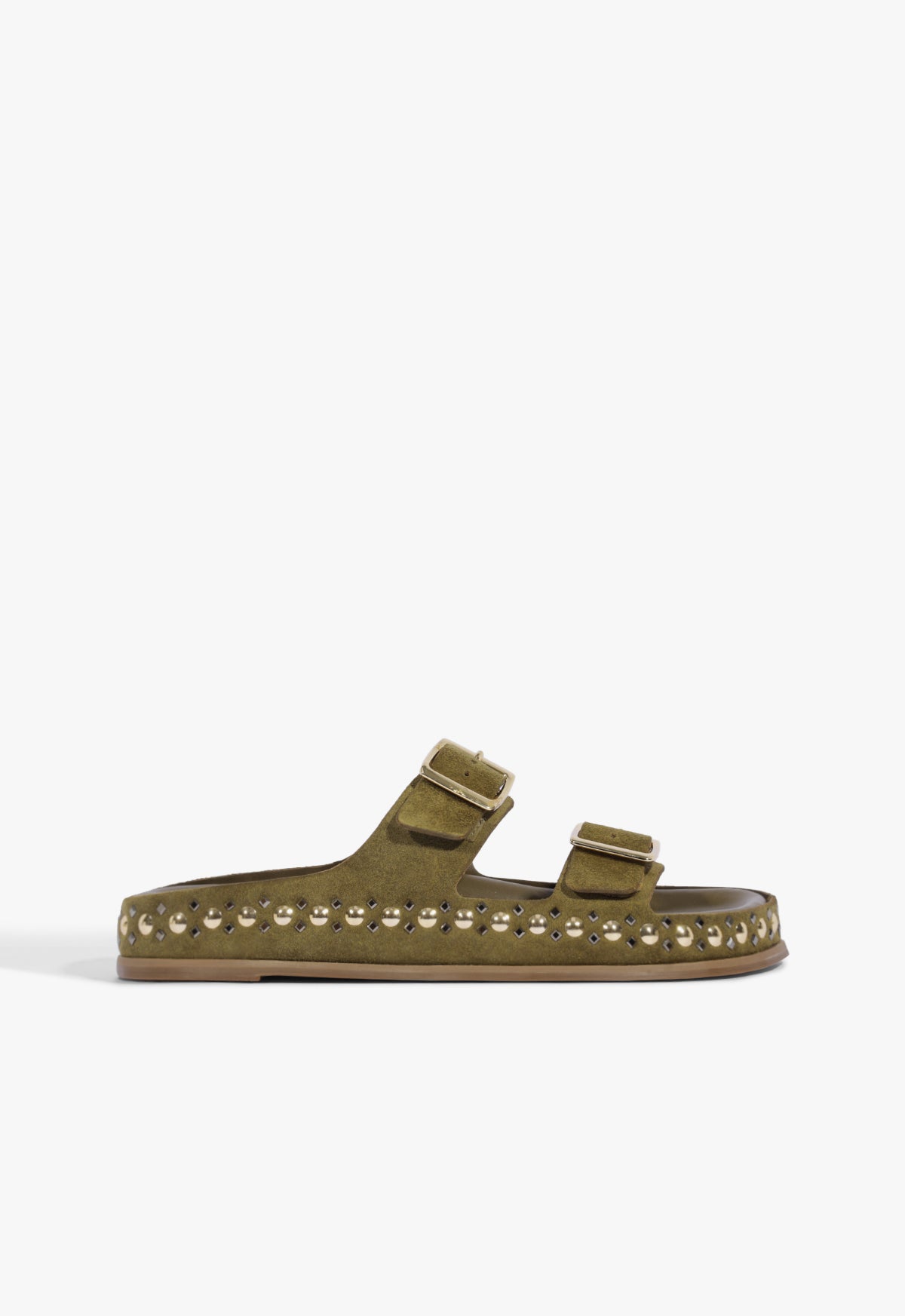 Mellow Suede Sandal 5 Dried Olive Suede - Schutz Shoes