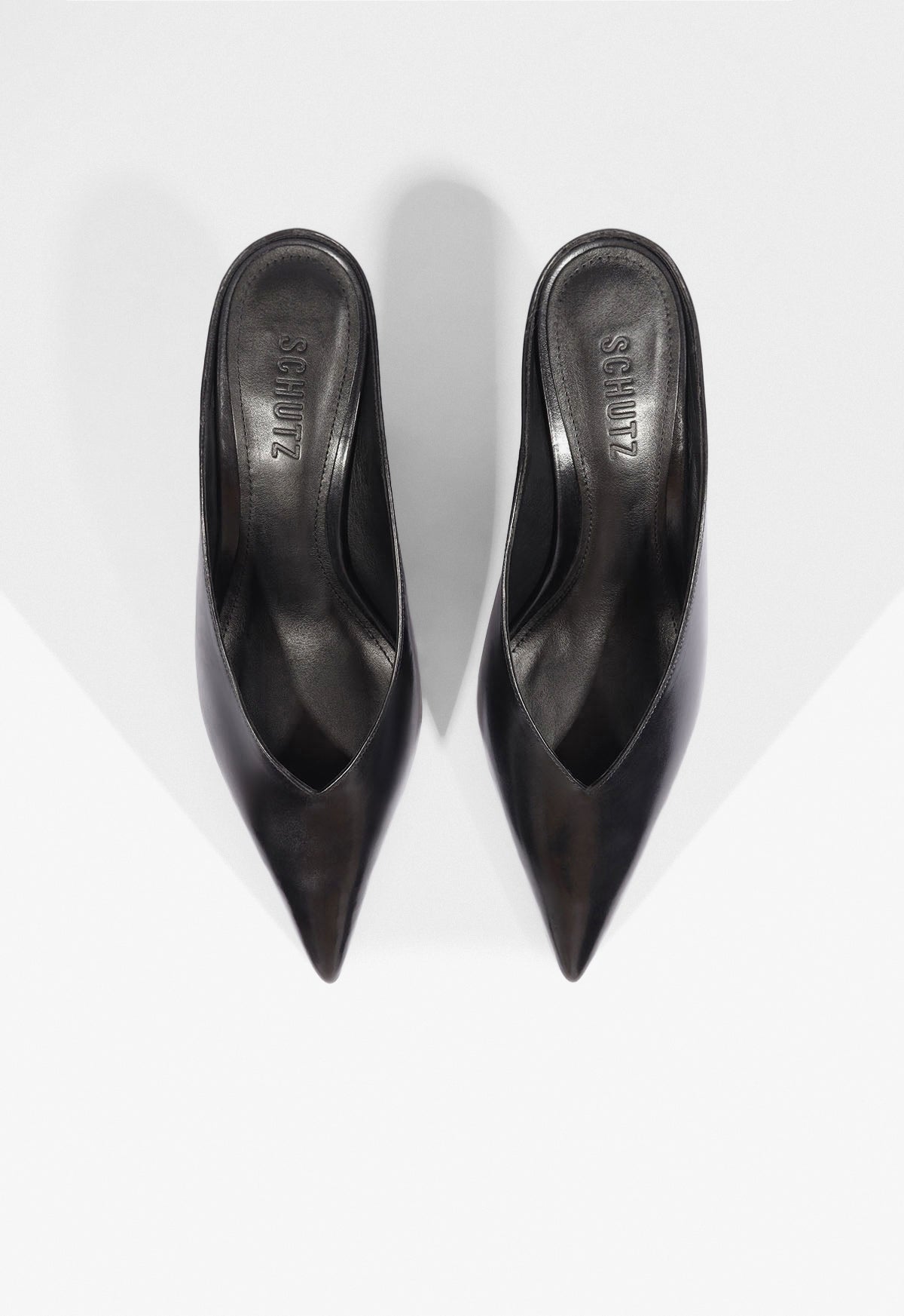 Siena Mid Mule Leather Pump - Schutz Shoes