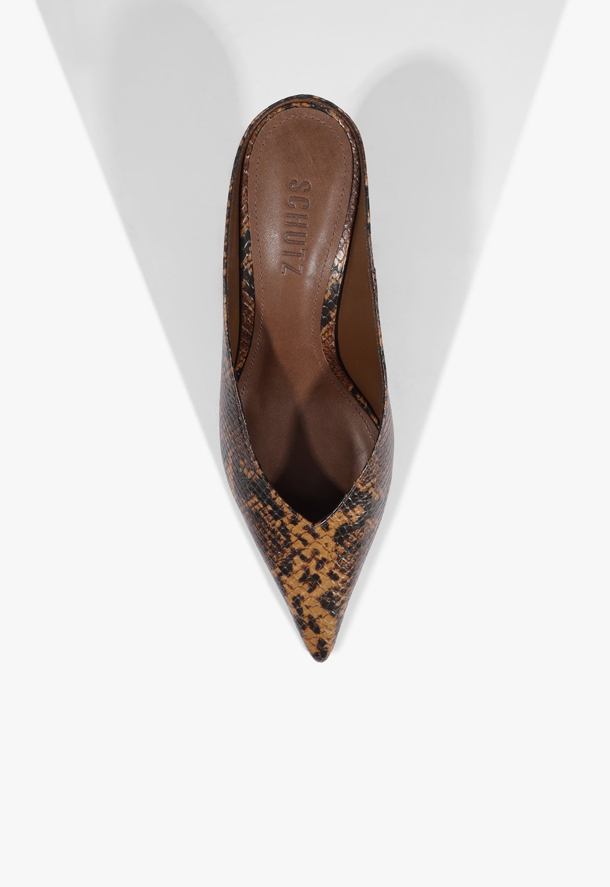 Siena Mid Mule Leather Pump - Schutz Shoes