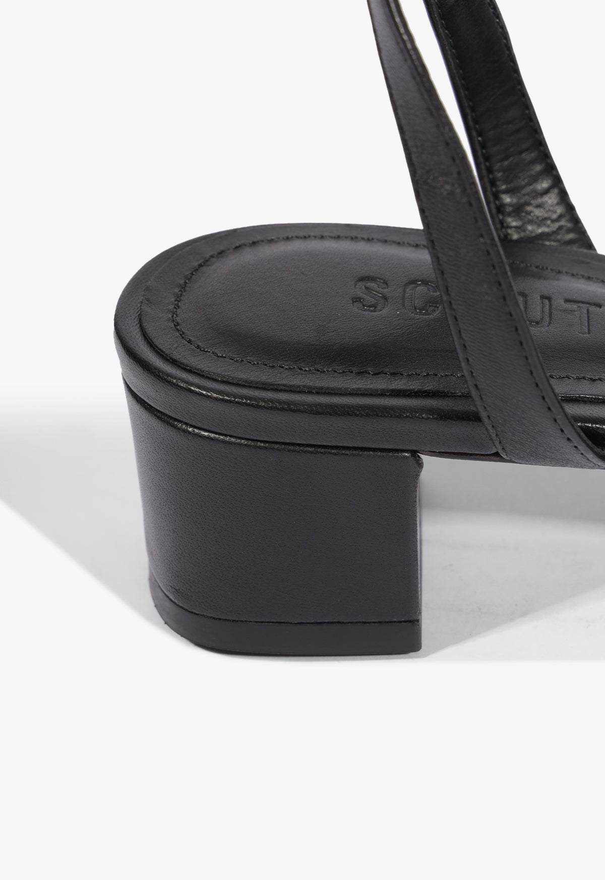 Carmen Mid Leather Sandal - Schutz Shoes