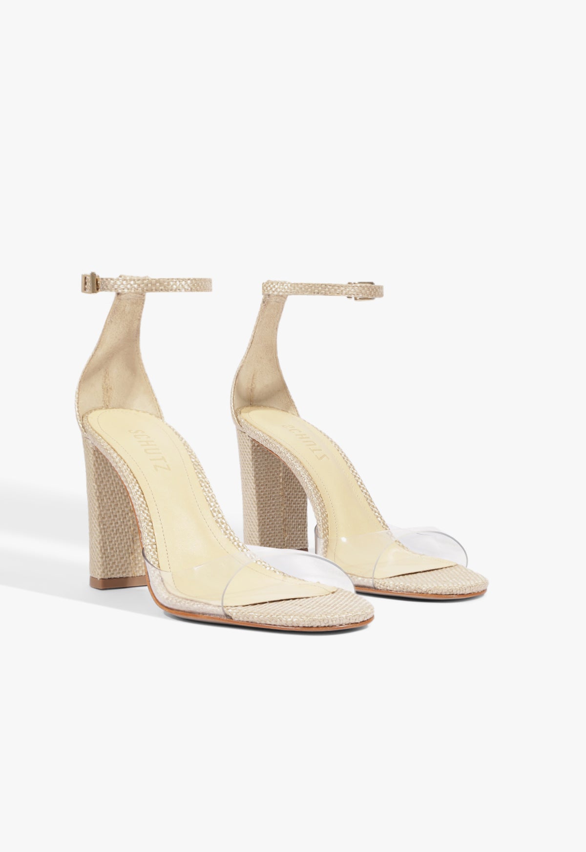 Scarlett Block Vinyl Sandal - Schutz Shoes