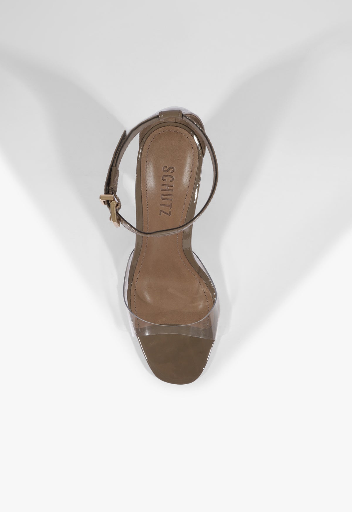 Scarlett Block Vinyl Patent Sandal - Schutz Shoes