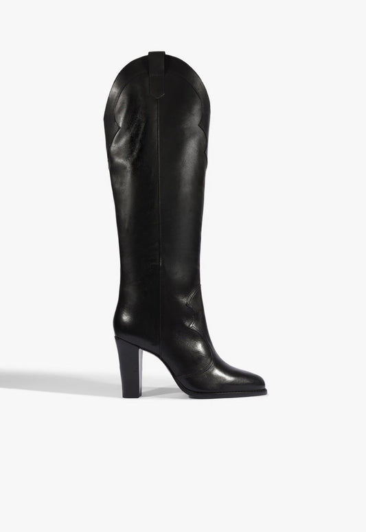 Miller Up Leather Boot 5 Black Leather - Schutz Shoes