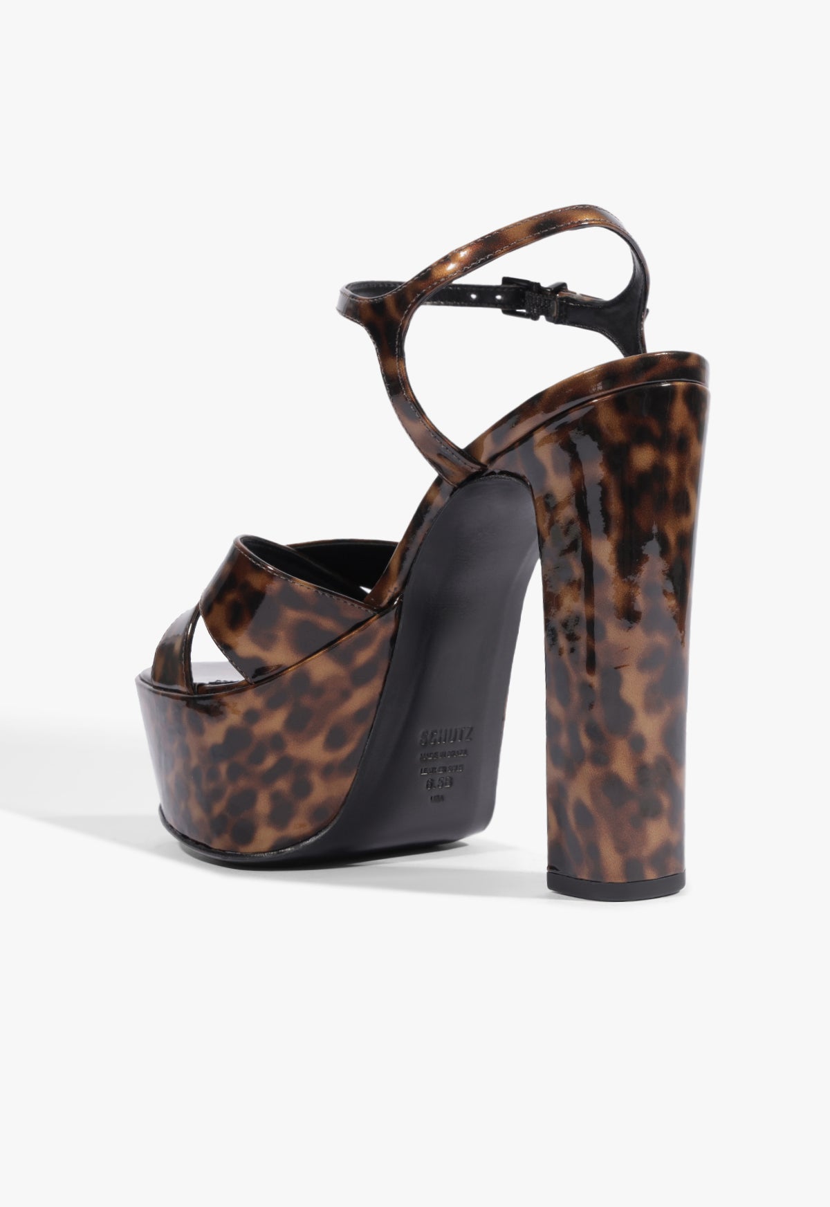 Kiona Patent Platform Sandal - Schutz Shoes