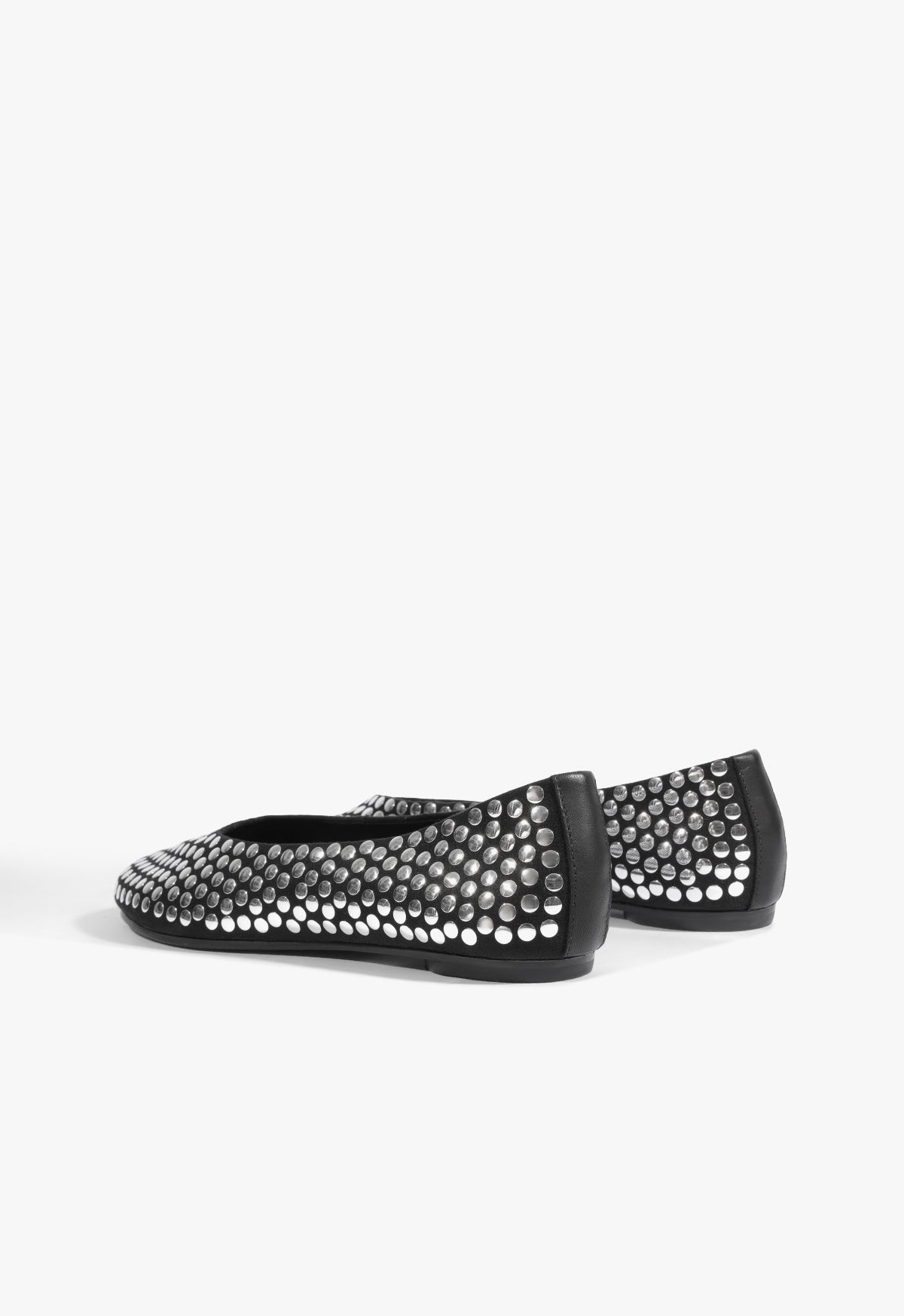 Yumi Studs Nubuck Flat - Schutz Shoes