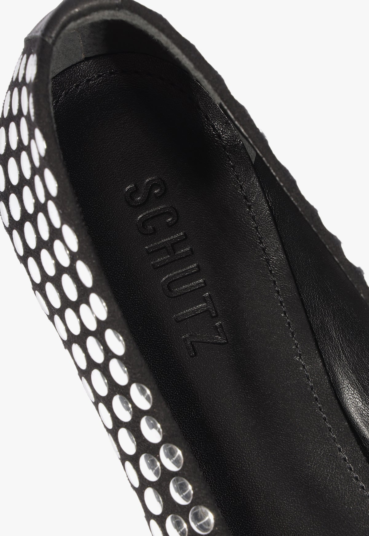 Yumi Studs Nubuck Flat - Schutz Shoes