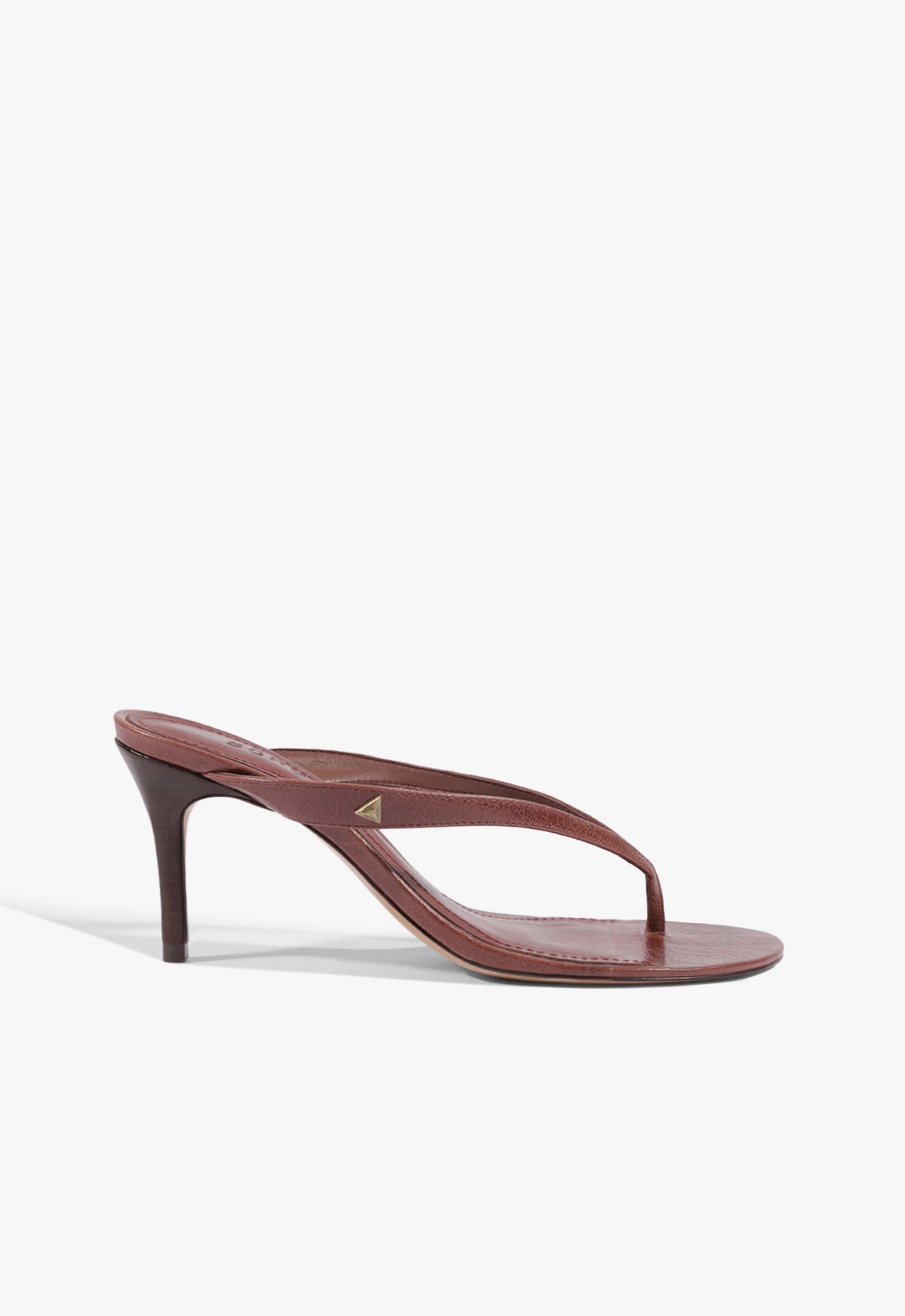 Riley Leather Sandal 5 Brown Leather - Schutz Shoes