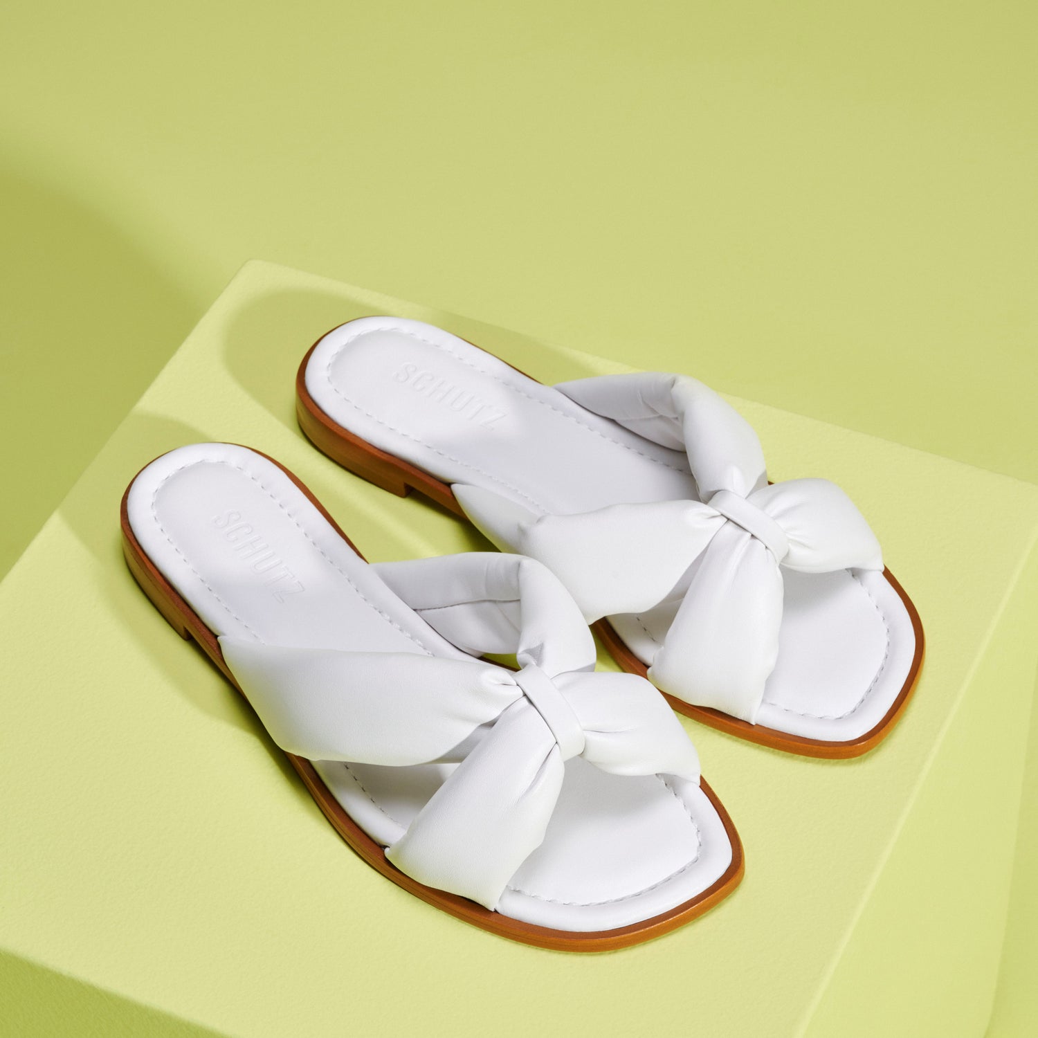 Fairy Leather Flat Flats Summer 22    - Schutz Shoes