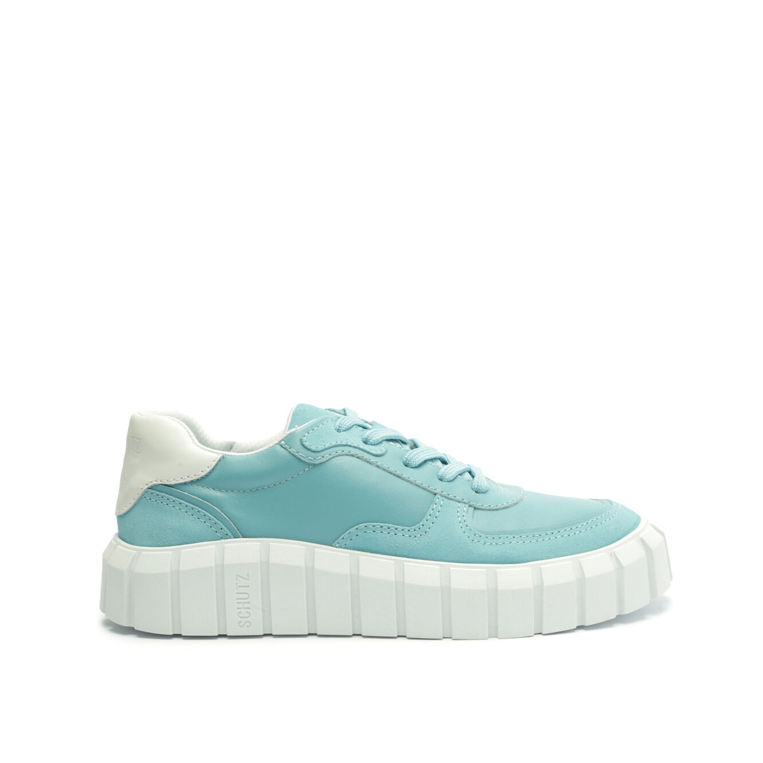 Timony Suede Sneaker Sneakers Fall 22 5 Sea White Suede - Schutz Shoes
