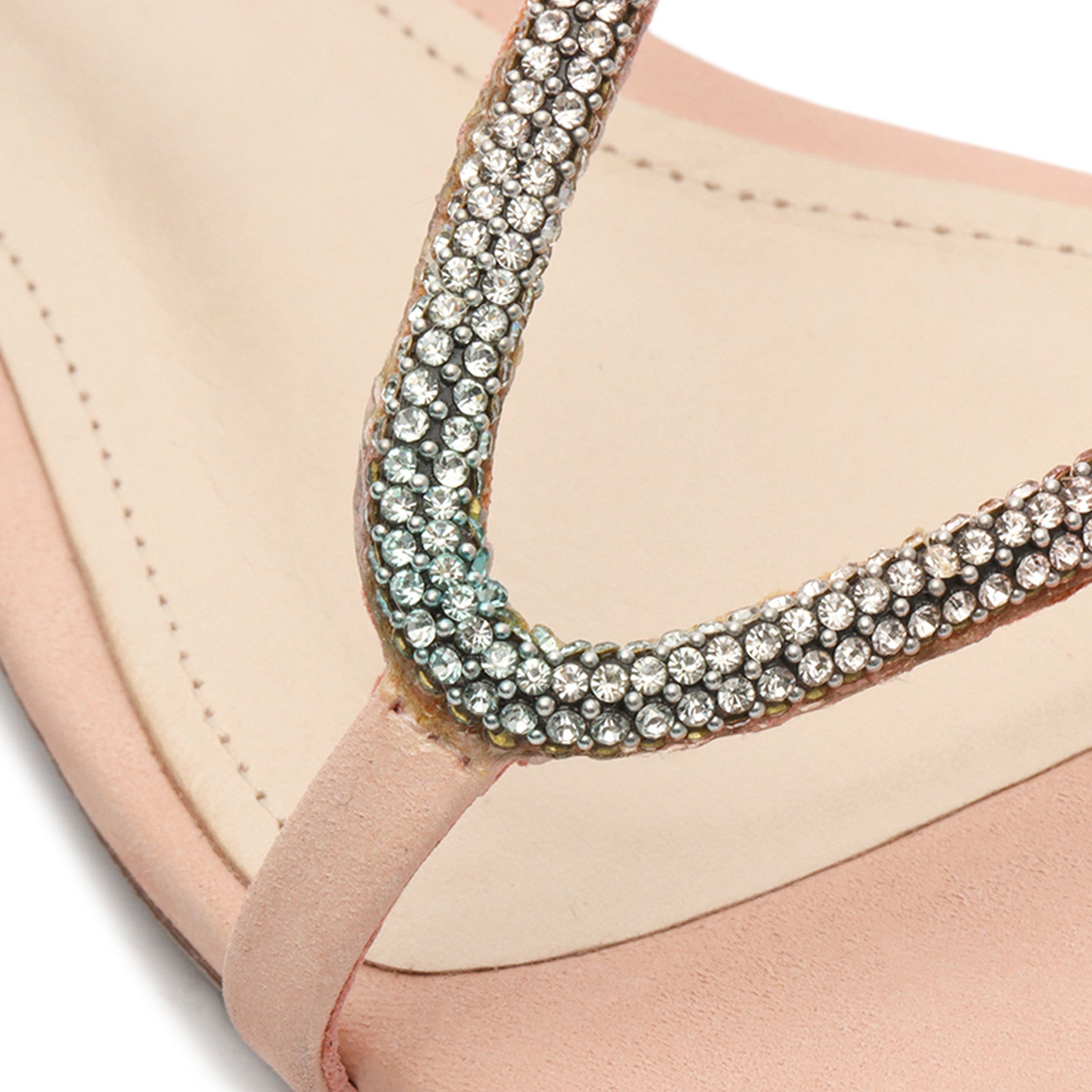 Agaviny Studded Nubuck Sandal Flats Sale    - Schutz Shoes