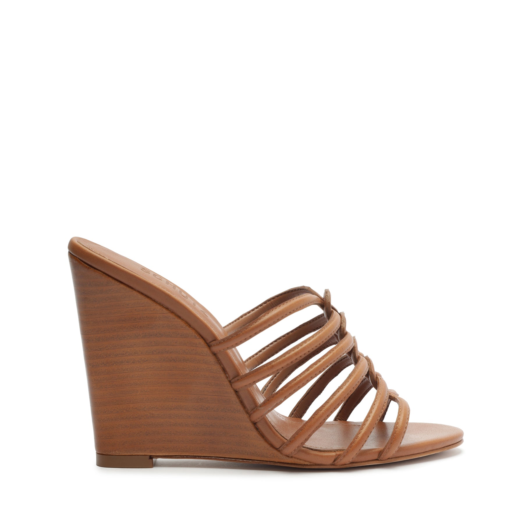 Octavia Calf Leather Sandal 5 New Wood Calf Leather - Schutz Shoes