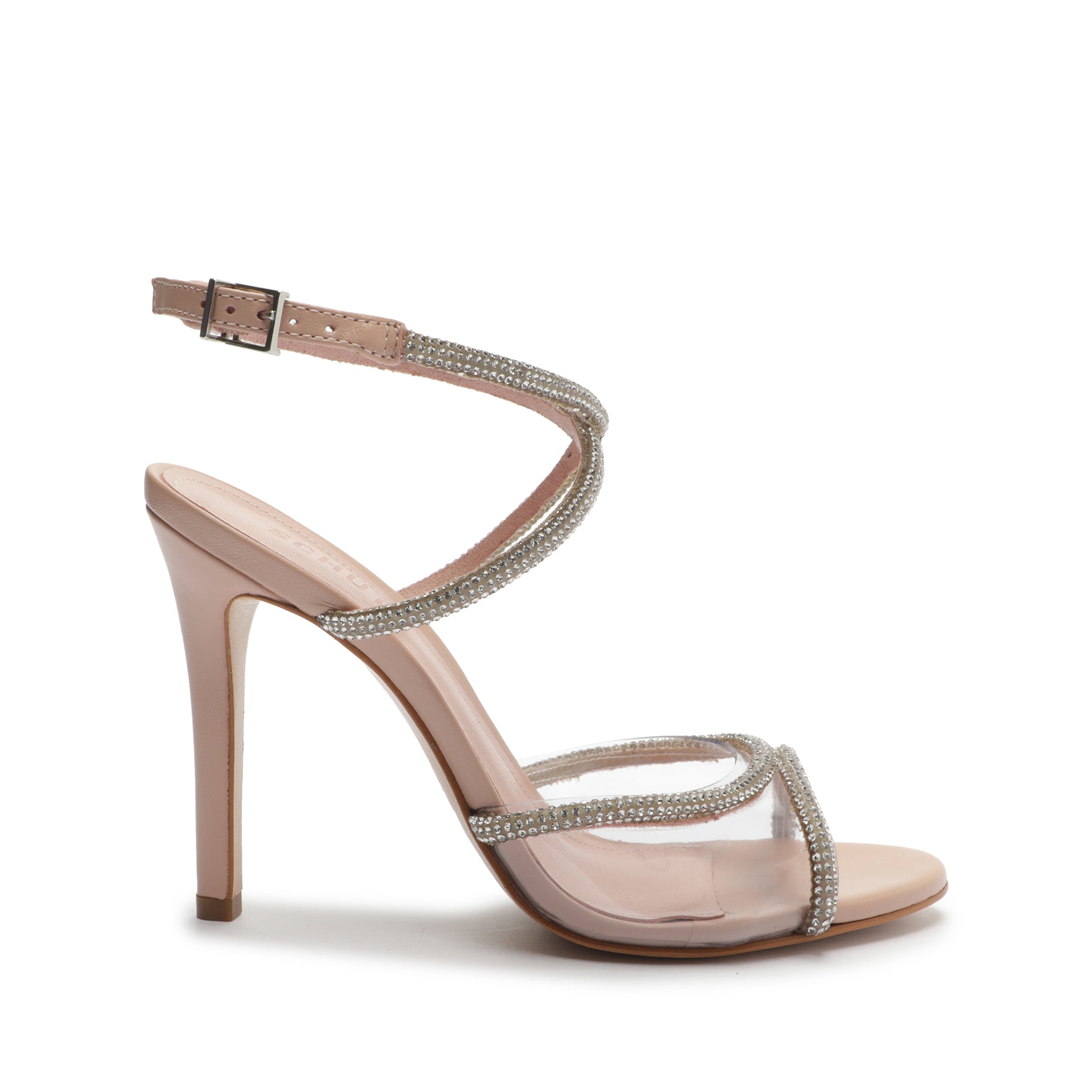 Louise Vinyl & Nappa Leather Sandal Sandals OLD 5 Sweet Rose Vinyl & Nappa Leather - Schutz Shoes