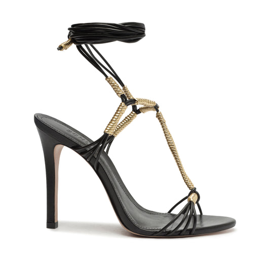 Amunet Patent Leather Sandal Sandals Open Stock 5 Gold Patent Leather - Schutz Shoes