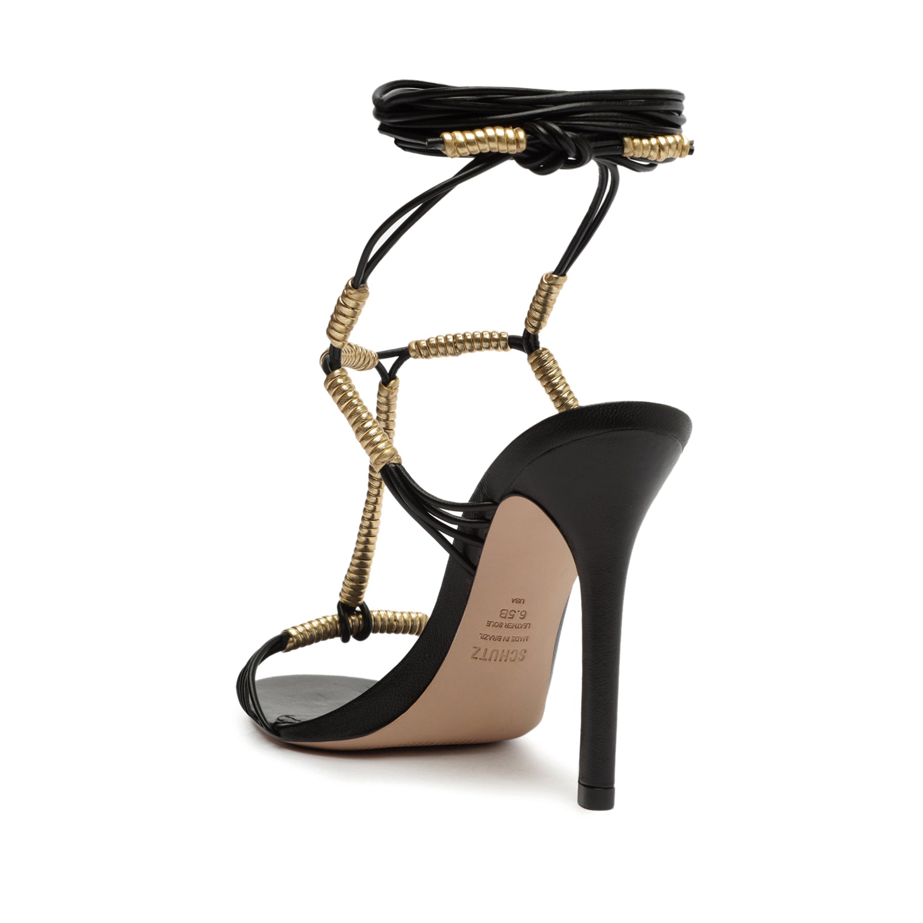 Amunet Patent Leather Sandal Sandals Open Stock    - Schutz Shoes