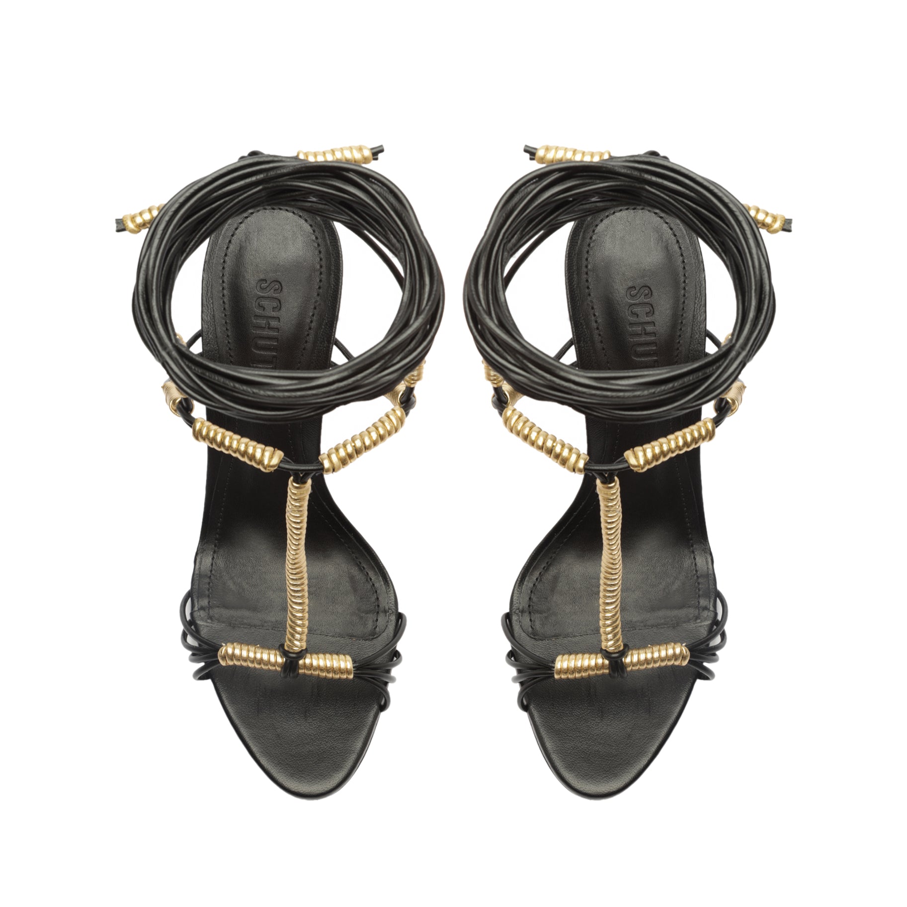 Amunet Patent Leather Sandal Sandals Open Stock    - Schutz Shoes