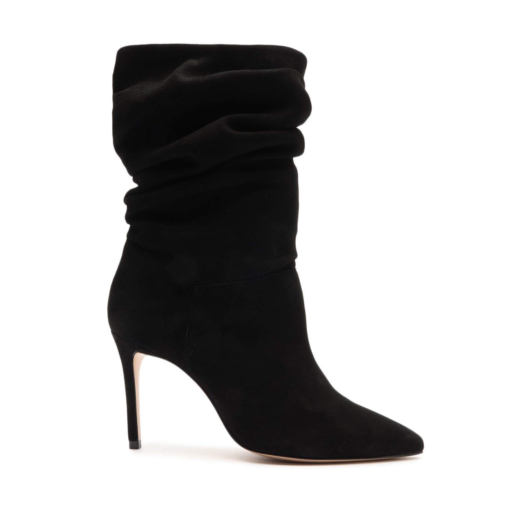 Ashlee Suede Bootie Booties CO 5 Black Suede - Schutz Shoes