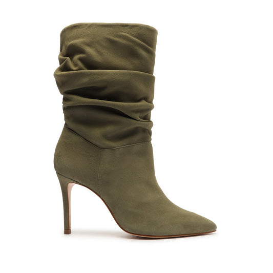 Ashlee Suede Bootie Booties FALL 23 5 Aspen Green Suede - Schutz Shoes