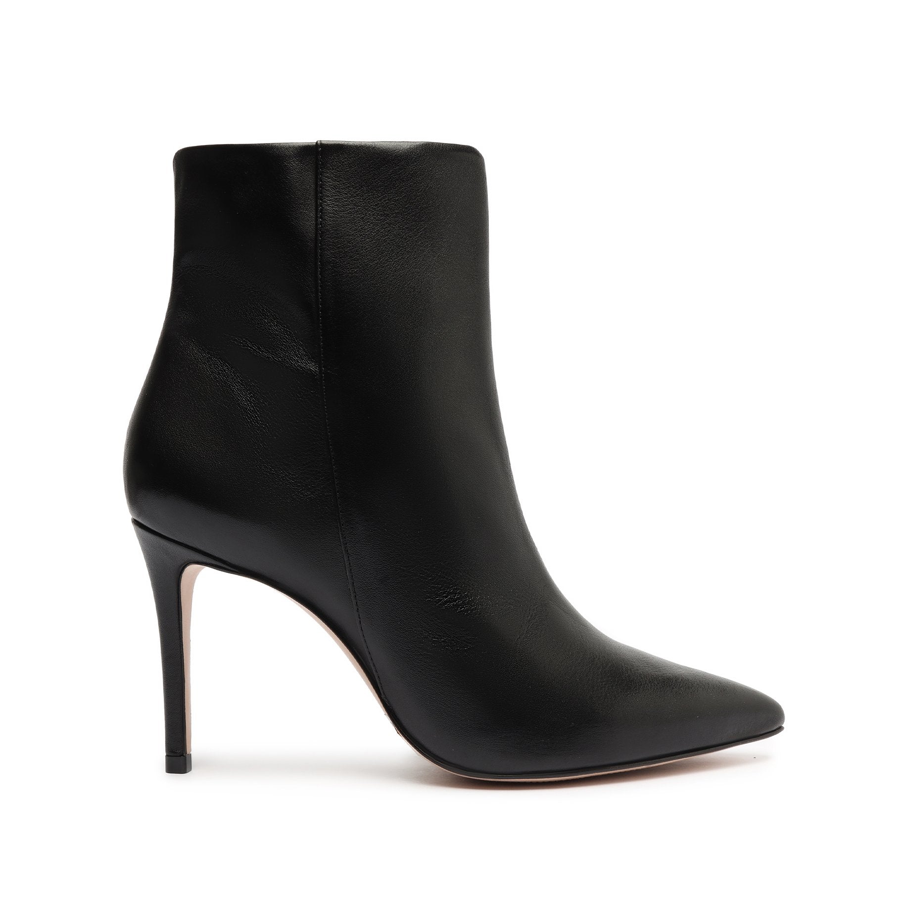 Magali Leather Bootie Booties ESSENTIAL 5 Black Leather - Schutz Shoes