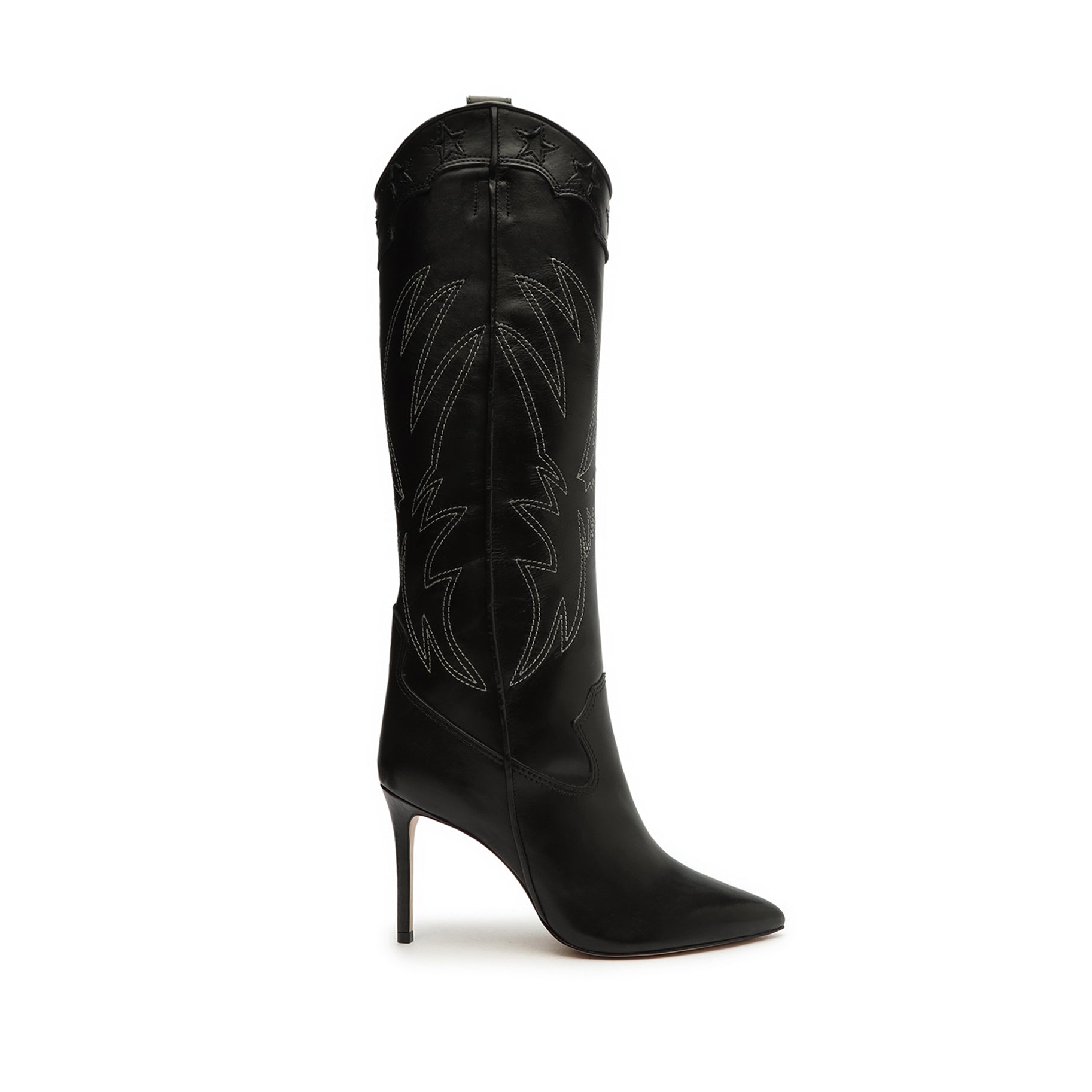 Maryana West Leather Boot Boots Fall 22 5 Black Leather - Schutz Shoes